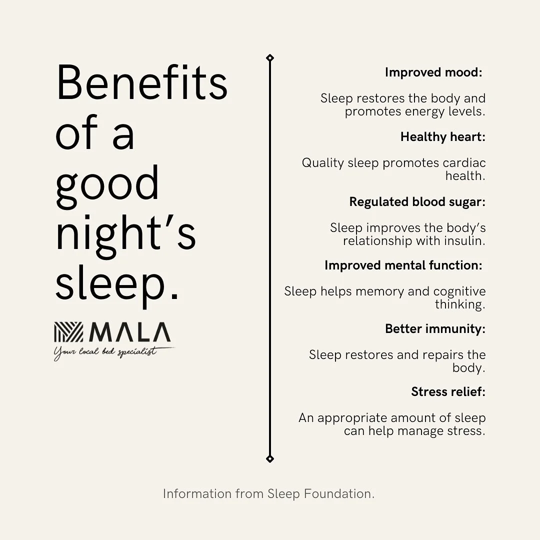 We often forget to prioritise sleep, but it affects our lives on a daily basis 🌙

From improving your mood to boosting immunity, here&rsquo;s what a good night&rsquo;s sleep can do for the body &rarr;

#Bed #Bedroom #Bedding #BedroomInspo #BedroolGo