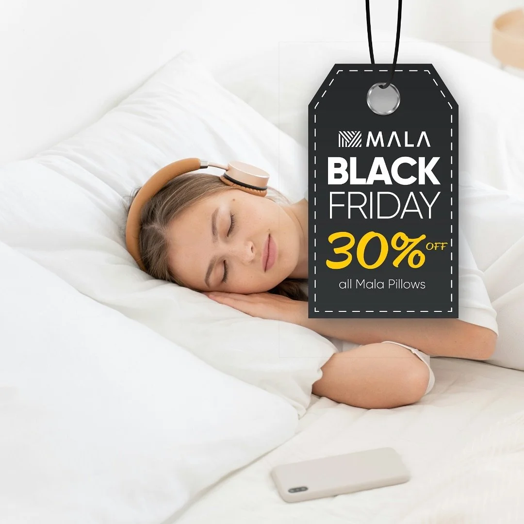 Cosiness doesn&rsquo;t have to come at a cost 🛌

Our Black Friday sale continues with 30% off all Mala pillows ✨

#Bed #Bedroom #BedroomInspo #BedroomDesign #BedroomGoals #Bedding #HomeDecor #InteriorDesign #BlackFriday #SleepWell