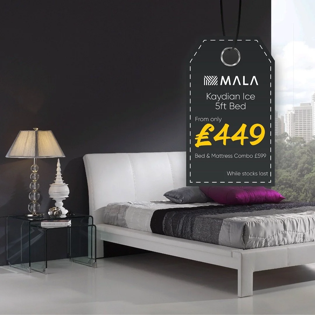 When you choose a bed frame with us like the stunning Kaydian Ice, we&rsquo;ll give you 10% off a new mattress. You can even upgrade your mattress for 15% off ✨

Selected lines only 🌙

#Bed #Bedroom #BedroomInspo #BedroomDesign #BedroomGoals #Interi