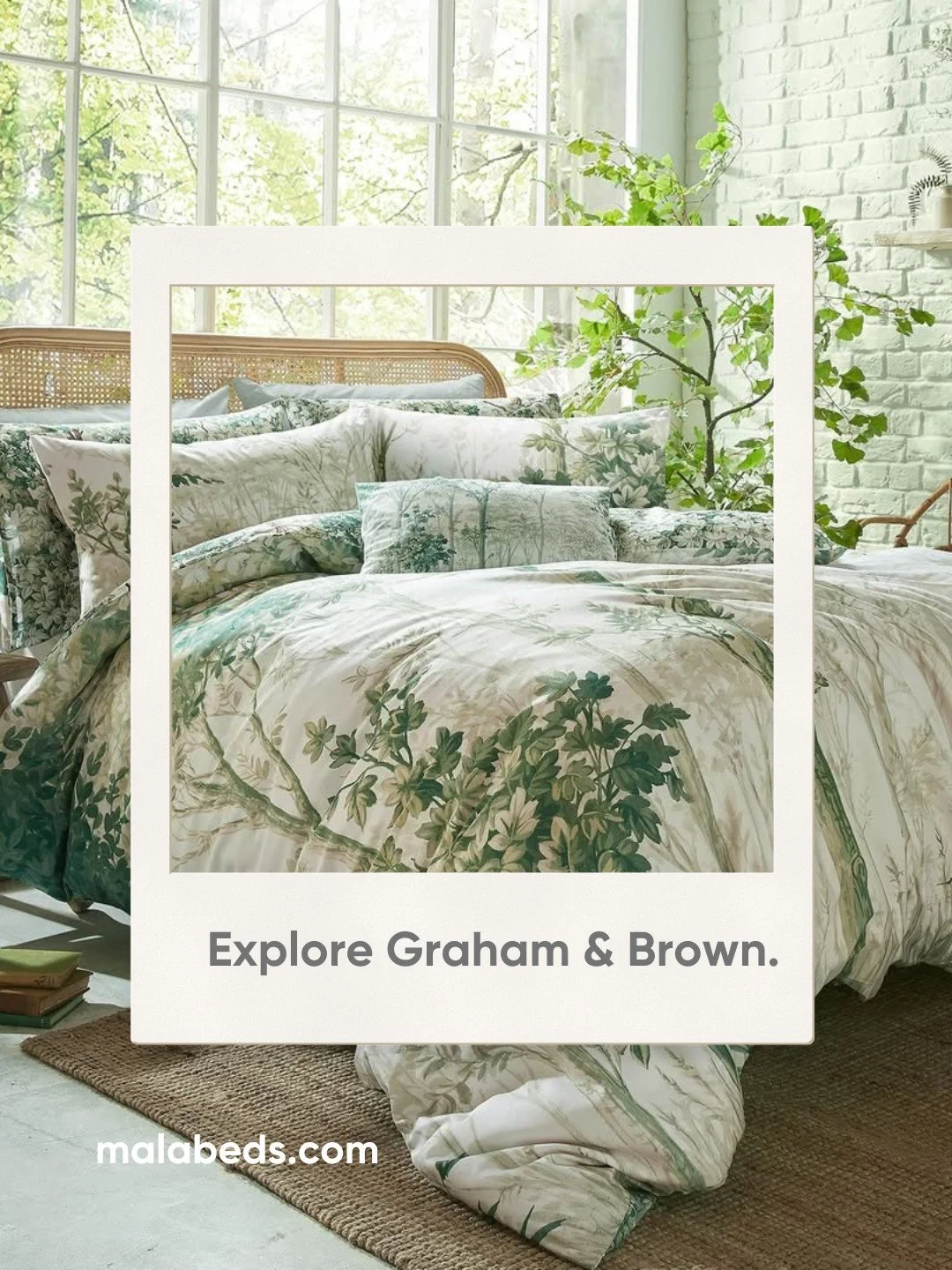 🖤 Clean lines, contemporary bedding 💭

We stock @grahamandbrown for bedrooms that are practical and stylish.

📷 Graham &amp; Brown - Coppice Forest Sage 

Discover the range 👉 www.malabeds.com

#RugbyTownCentre #SupportLocal