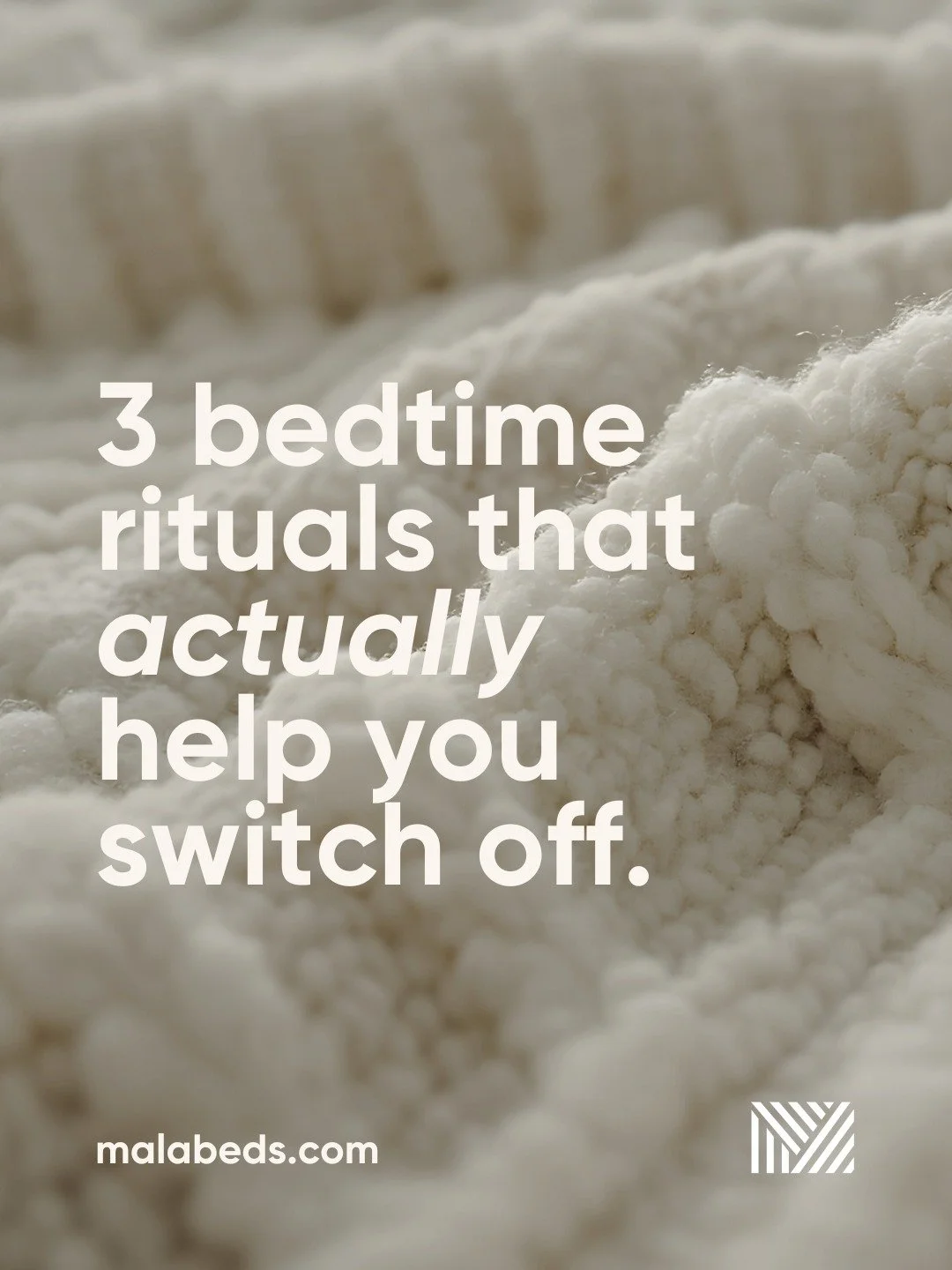 Slow evenings > rushed ones ✨
If you’re struggling to actually switch off, try these three small rituals before bed:
🕯️ Dim the lights early — cue your body to wind down
📱 No phones 30 minutes before bed
🛏️ Keep your bed feeling fr
