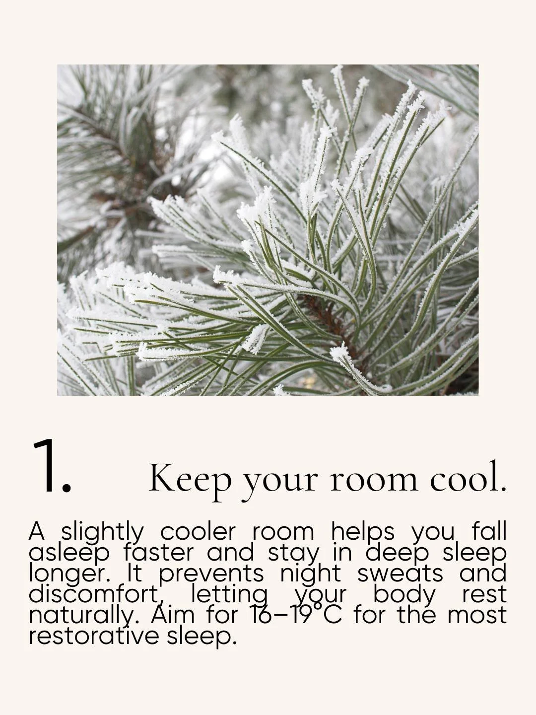 Even though you might feel sleepier in winter,  sometimes it's hard to find the right temperature or atmosphere to drift off. We're starting a small series of sleep tips to help you find comfort (every night) whilst it's cold. Let's start with no. 1 