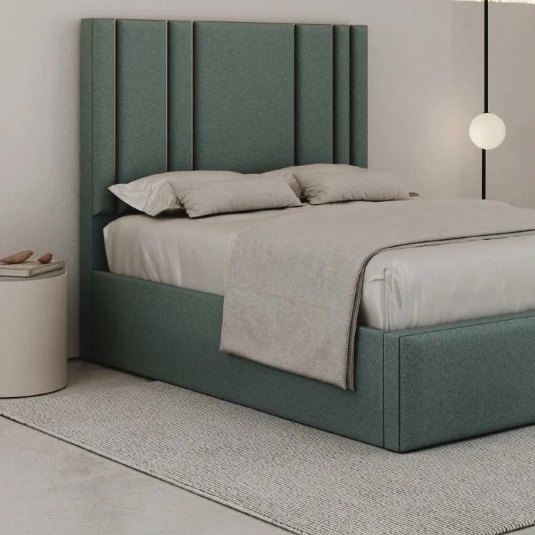 Majestic Bed frame grey green headboard bedroom room set Mala Beds Rugby