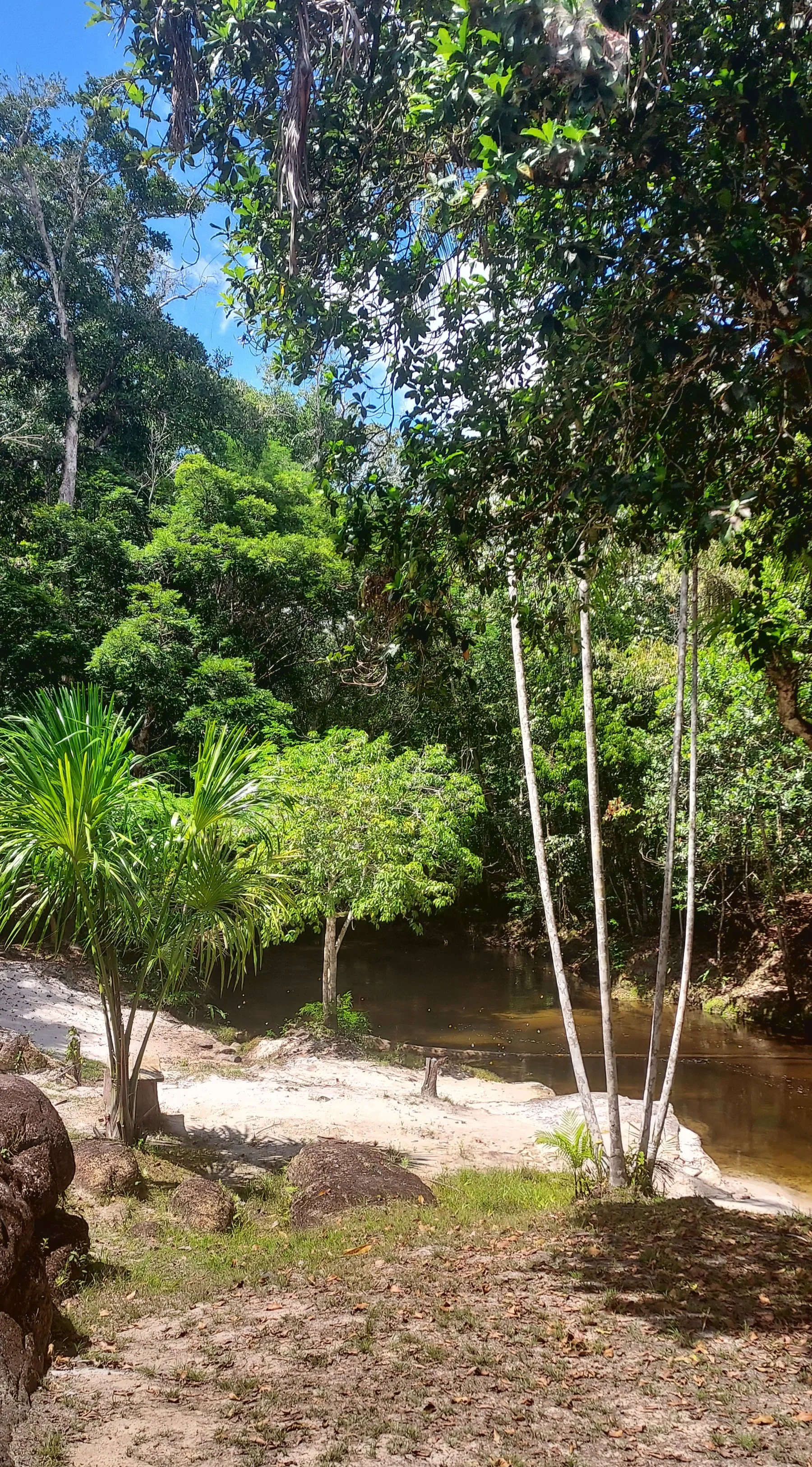 River at Aldeia Mari Mari