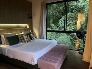 The rooms at Araucana Lodge are beautiful