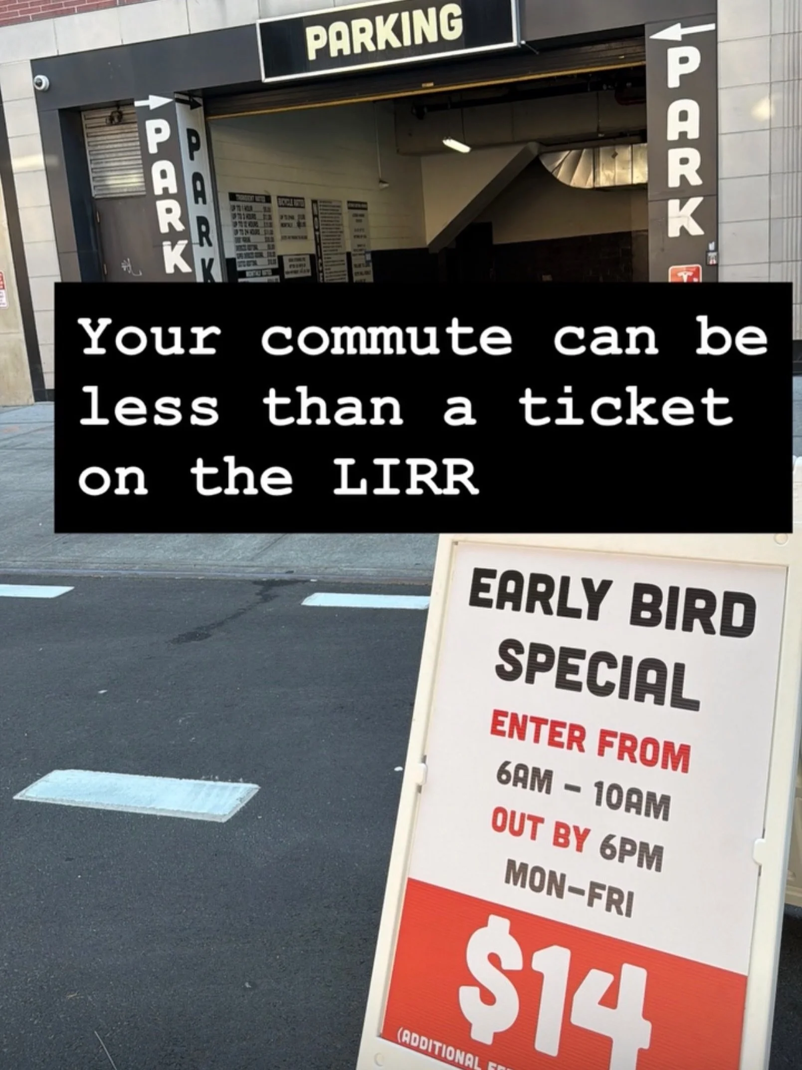 No need to depend on LIRR. Skip the Congestion Pricing and Take back control of your commute.Steps from the N/W Line and 10min to 57th/Lex. #nyc #transit #midtown #lirr