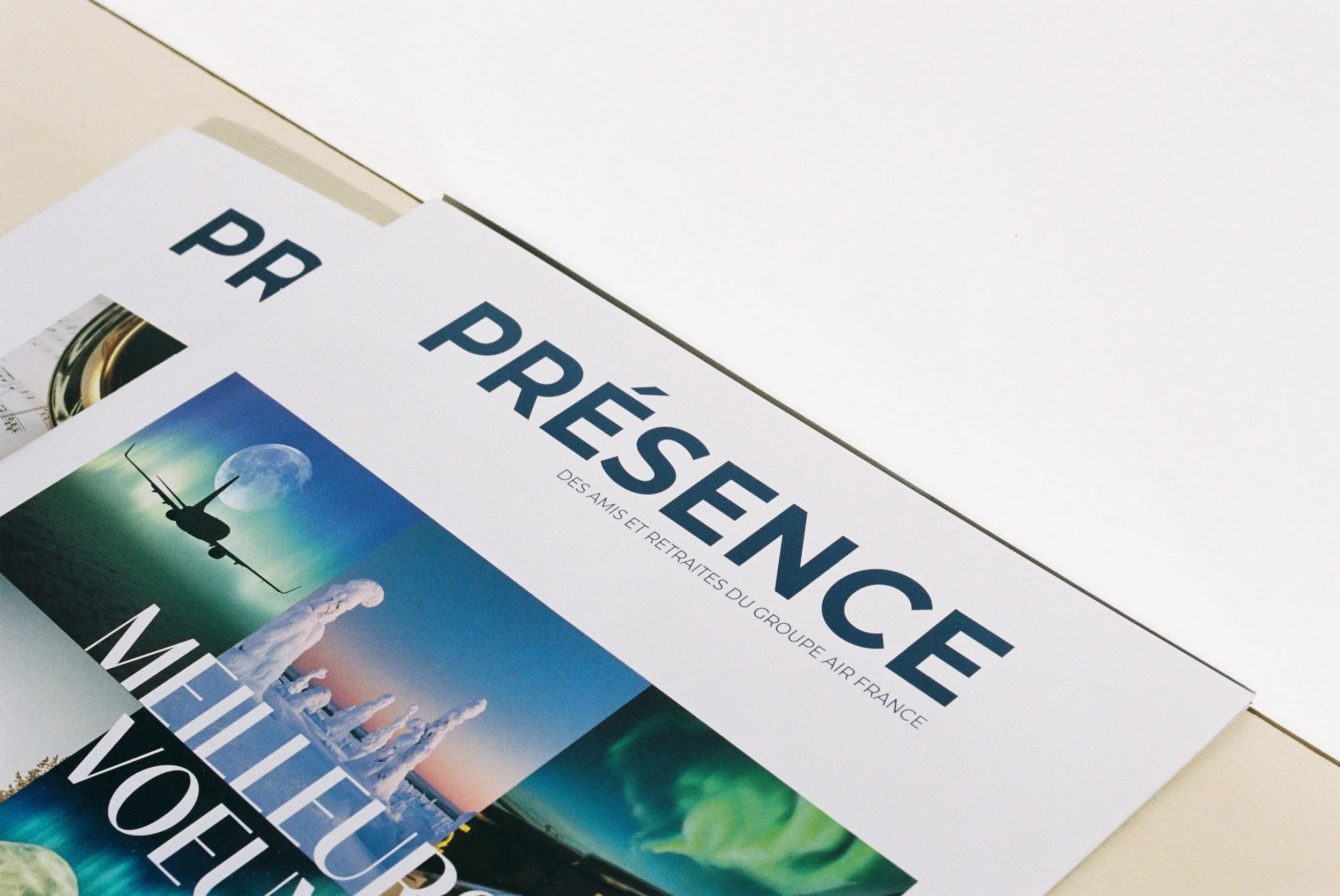 Conception graphique, édition, aviation, ARAF Air France