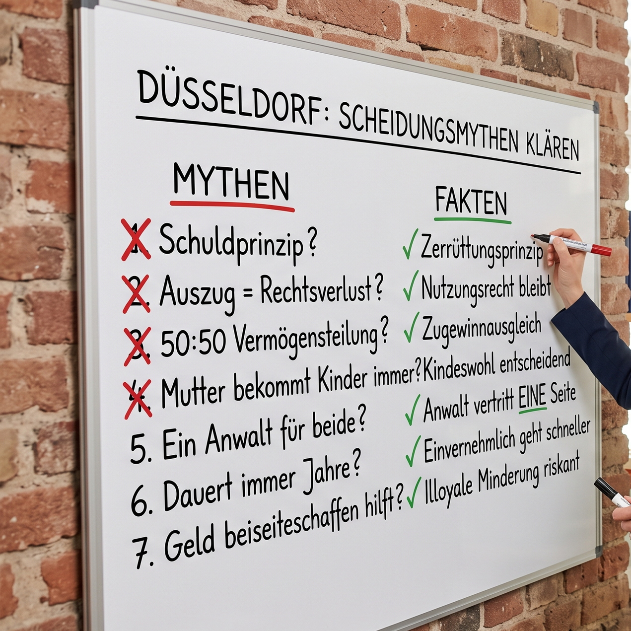 Die häufigsten Scheidungsmythen – und was wirklich stimmt