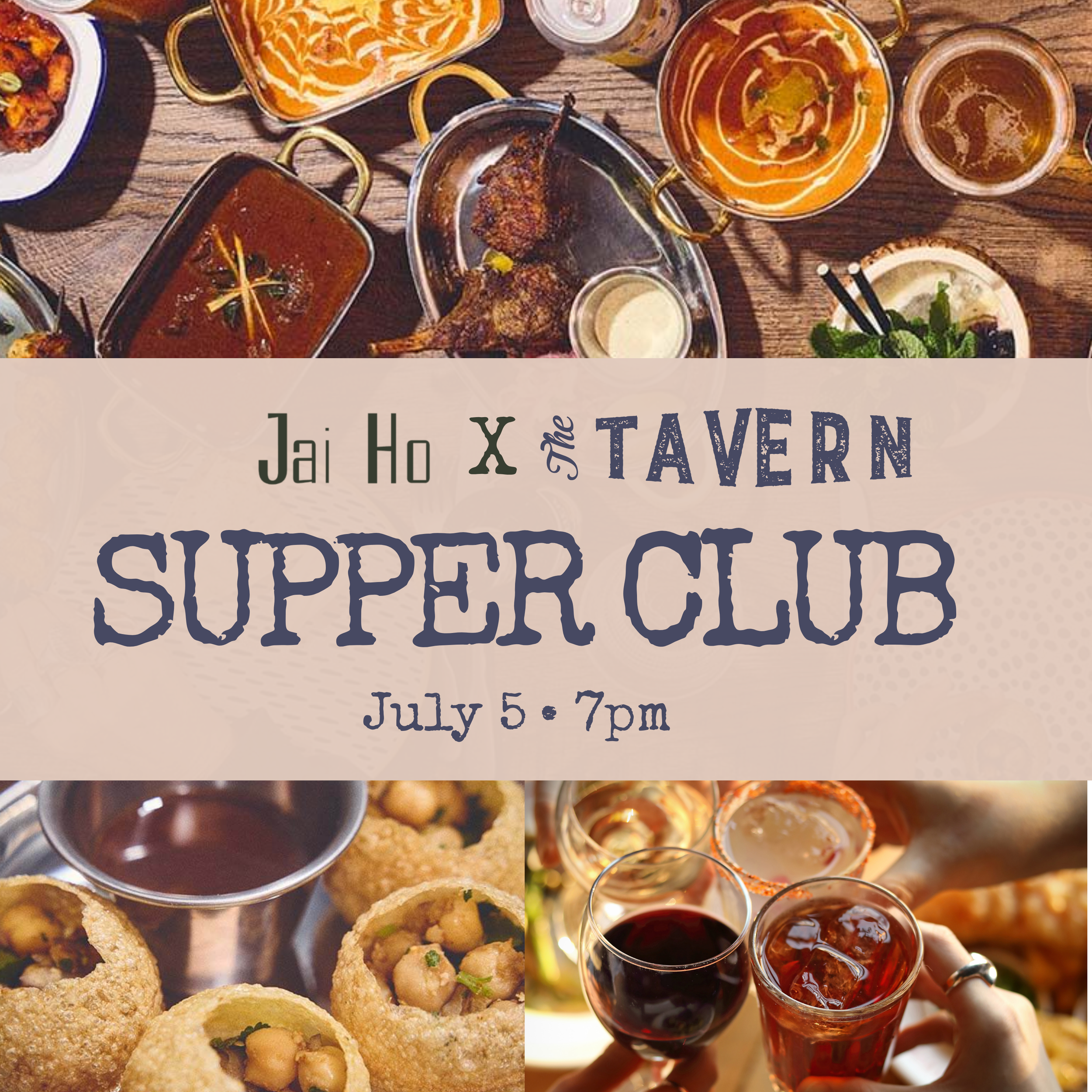 JAI HO X The tavern supper club (NEW DATE ADDED! )