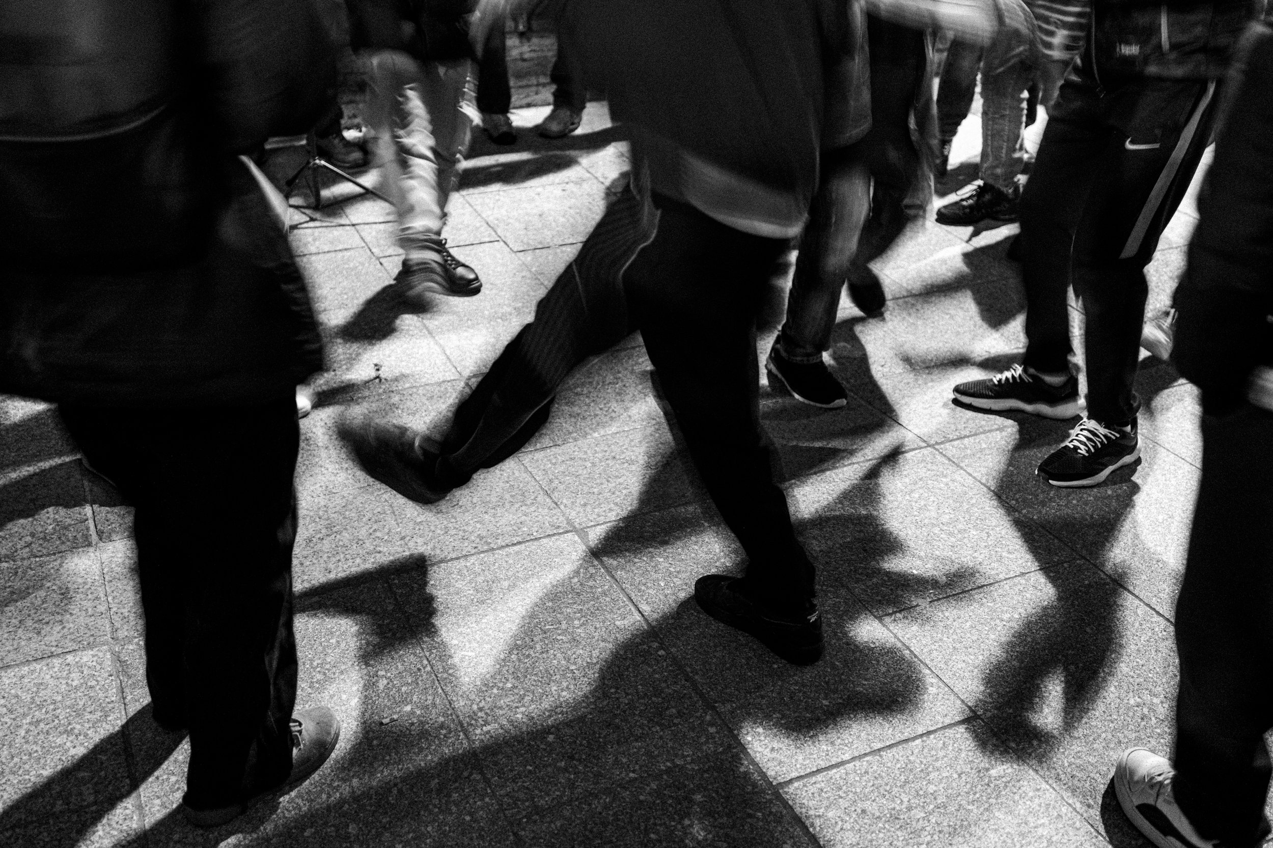 19.01.25, Rassemblement à la Gaité Lyrique, après 40 jours d'occupation par 300 mineurs isolés étrangers.