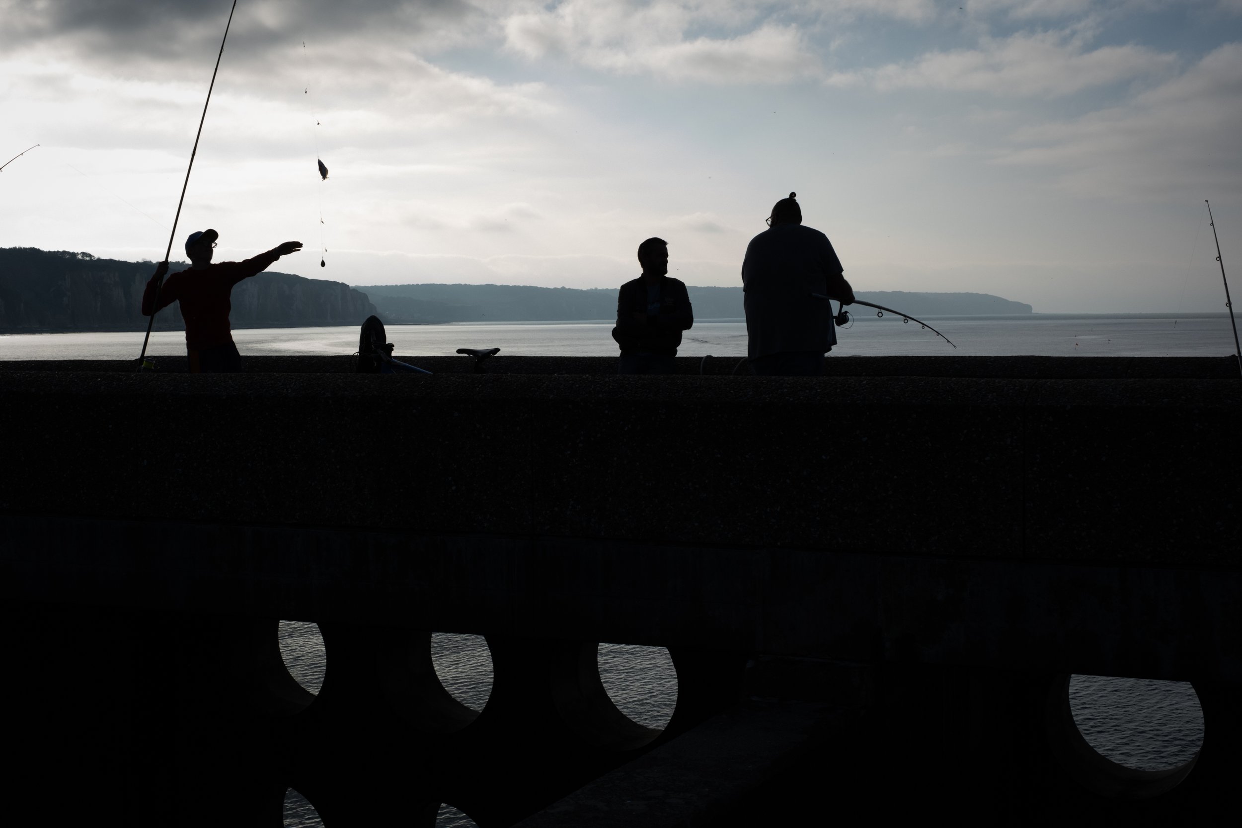La pêche au port de Dieppe, Normandie