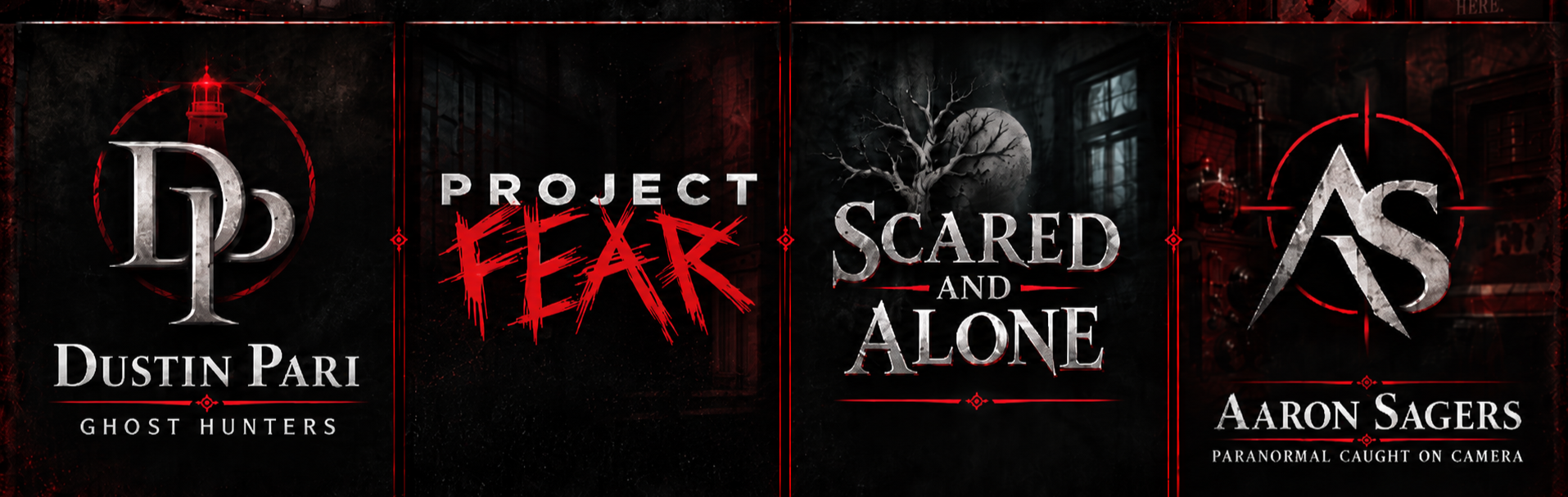 Paranormal investigators and programs associated with the firehouse including Dustin Pari, Project Fear, Scared and Alone, and Aaron Sagers