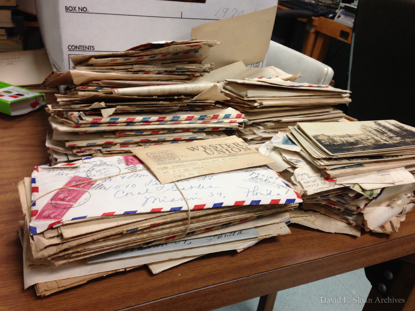 Otto family letters, photographs, and correspondence examined during research into Robert the Doll