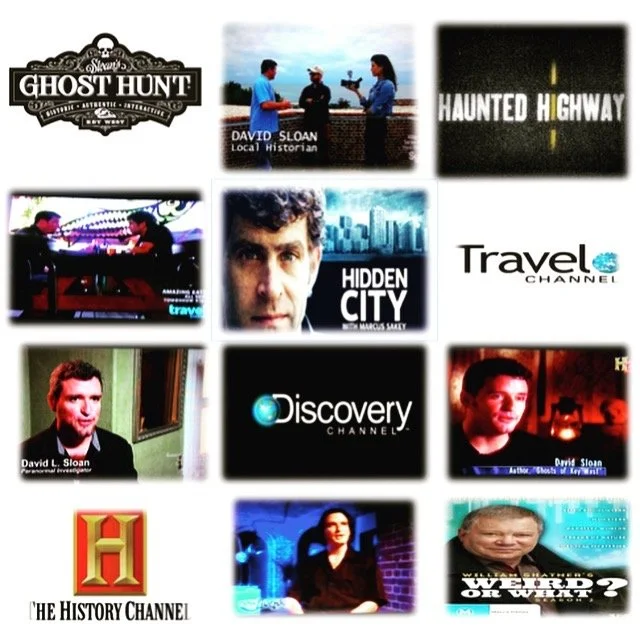 Selected television and paranormal media appearances featuring David L. Sloan and Robert the Doll research
