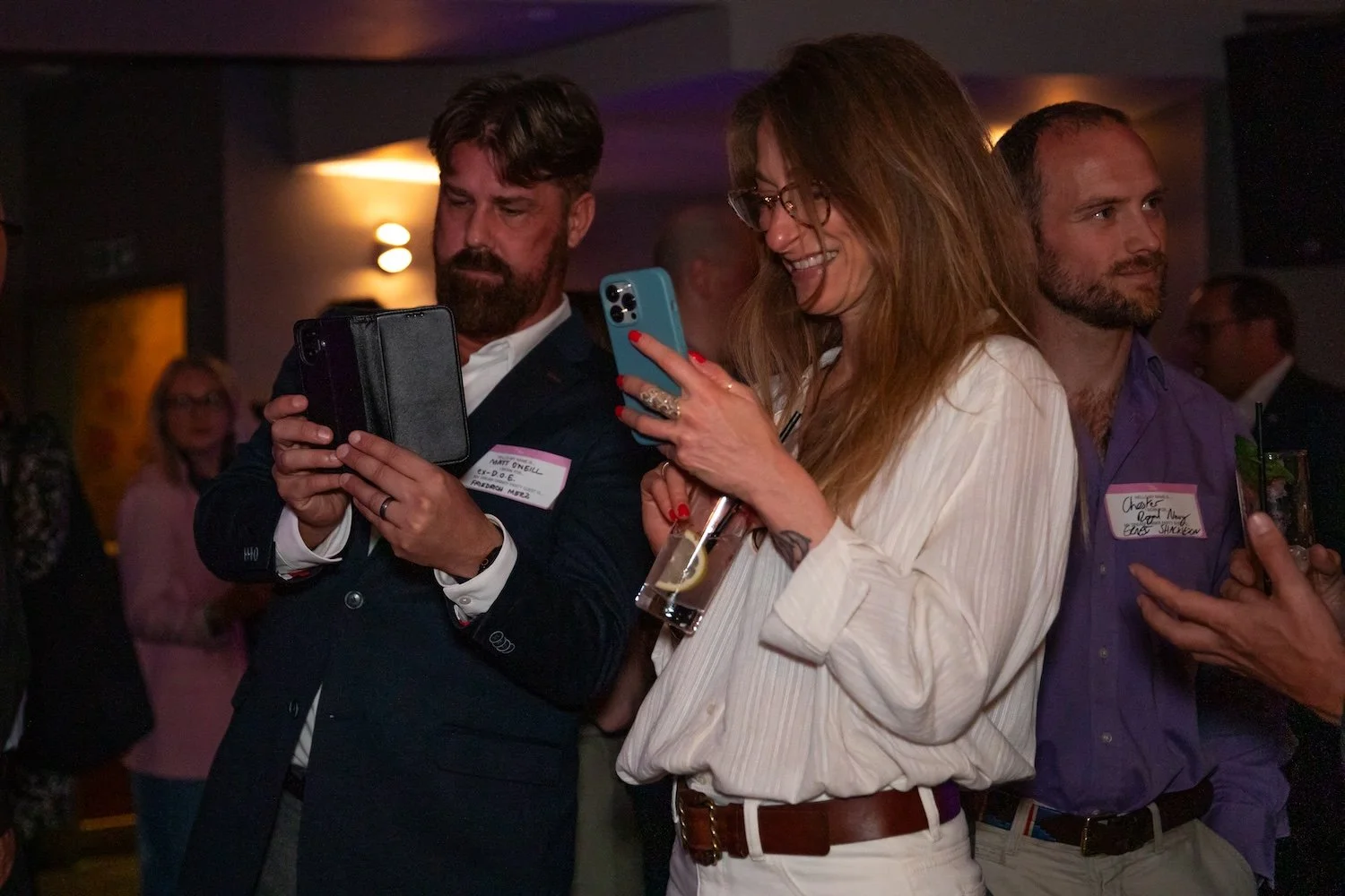 After Hours Intel May - guests taking photos