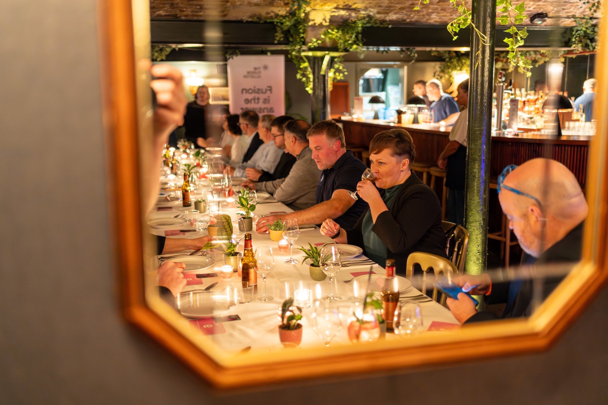 After Hours Intel Nov - guests having dinner