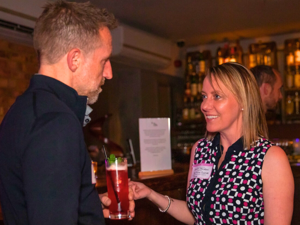 AHI May - guests chatting