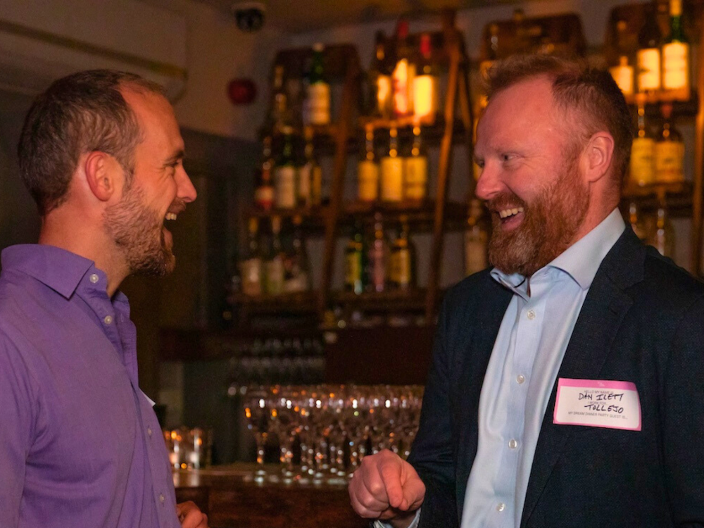 AHI May - guests chatting