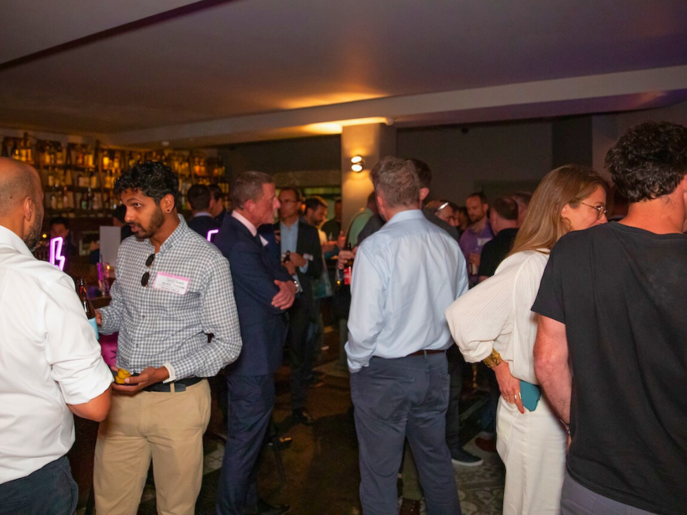 AHI May - guests chatting