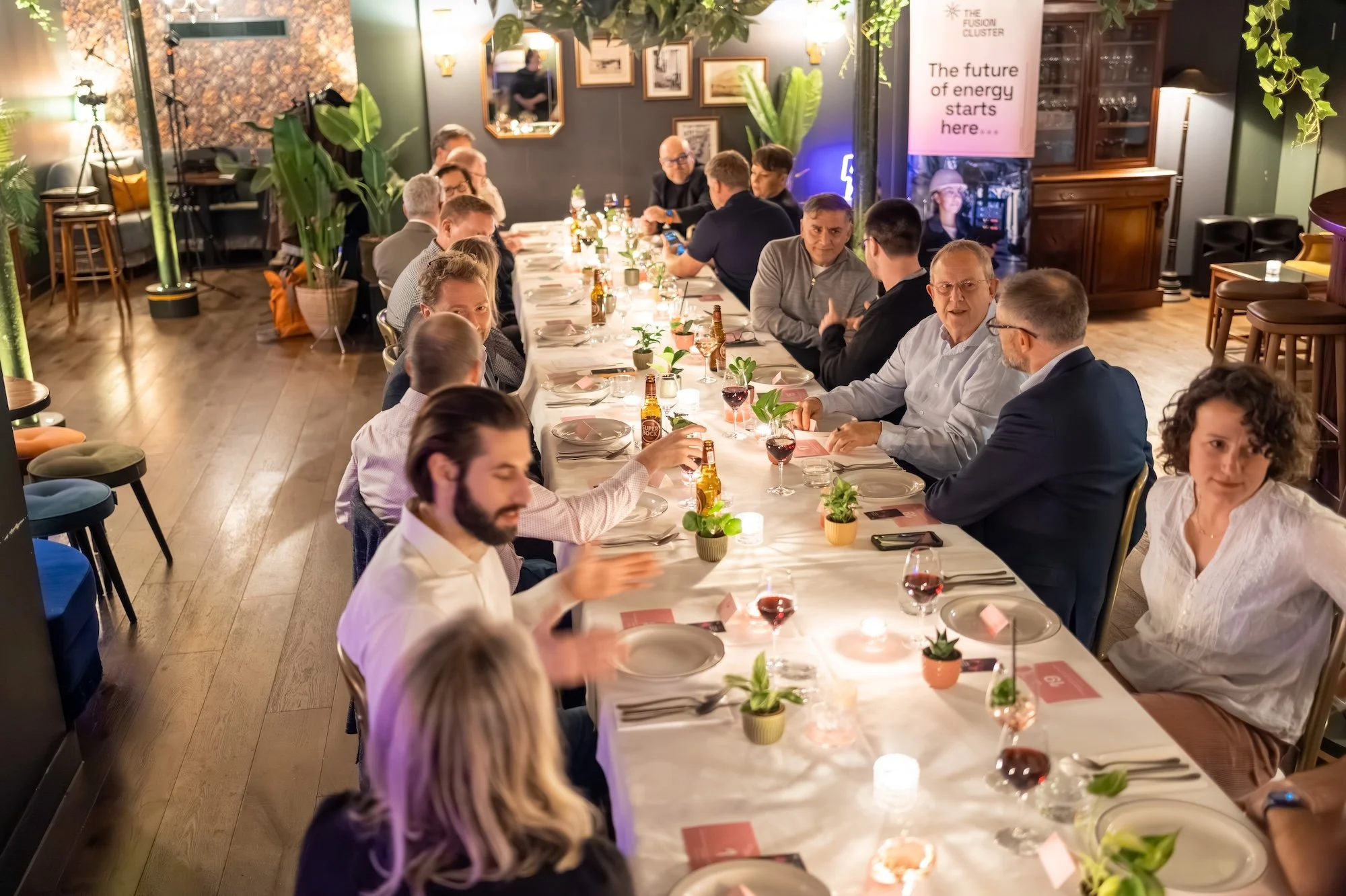 AHI Nov - guests having dinner