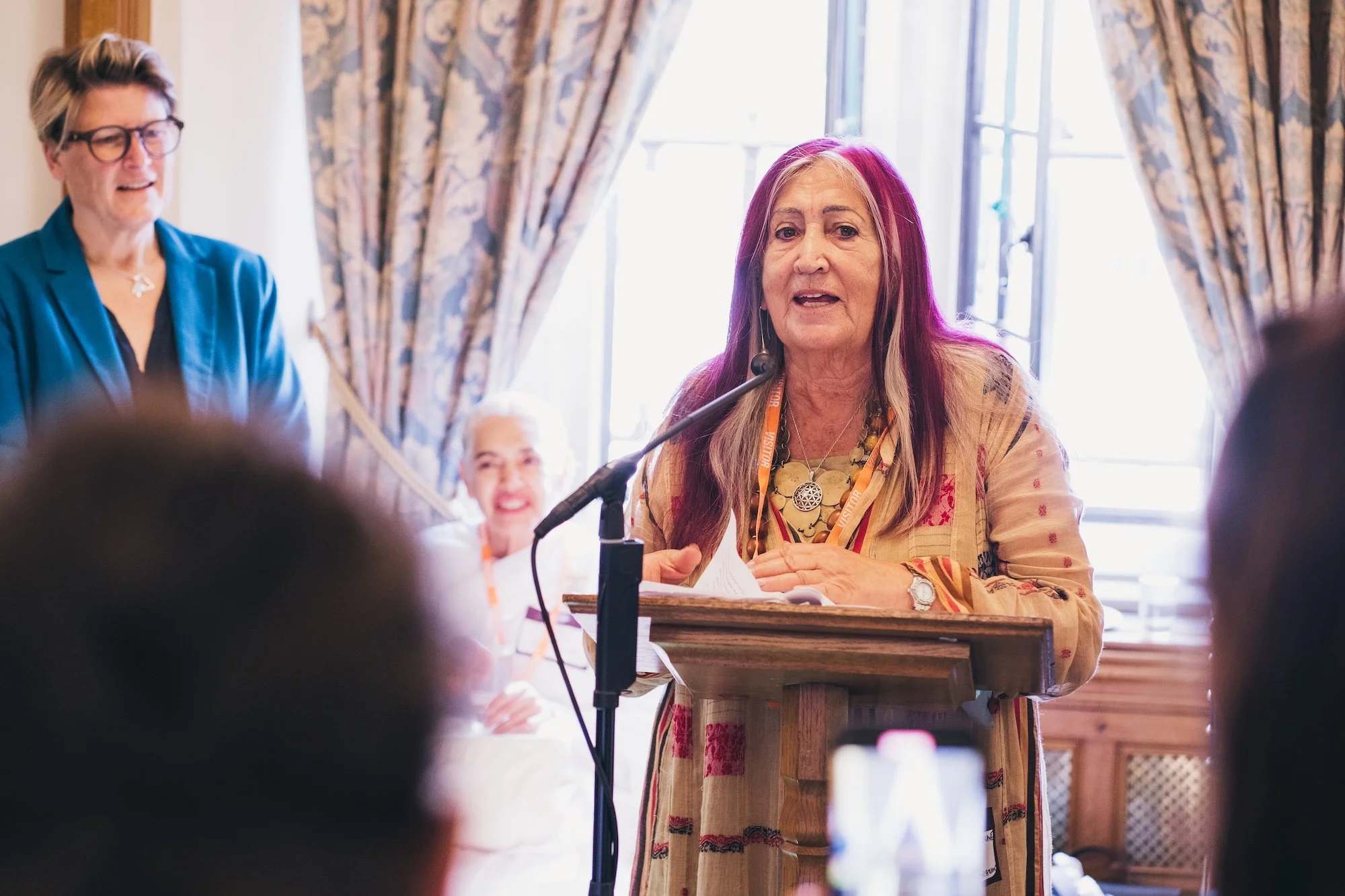 Lynne Franks launches campaign at Westminster 18 June 2025.JPG