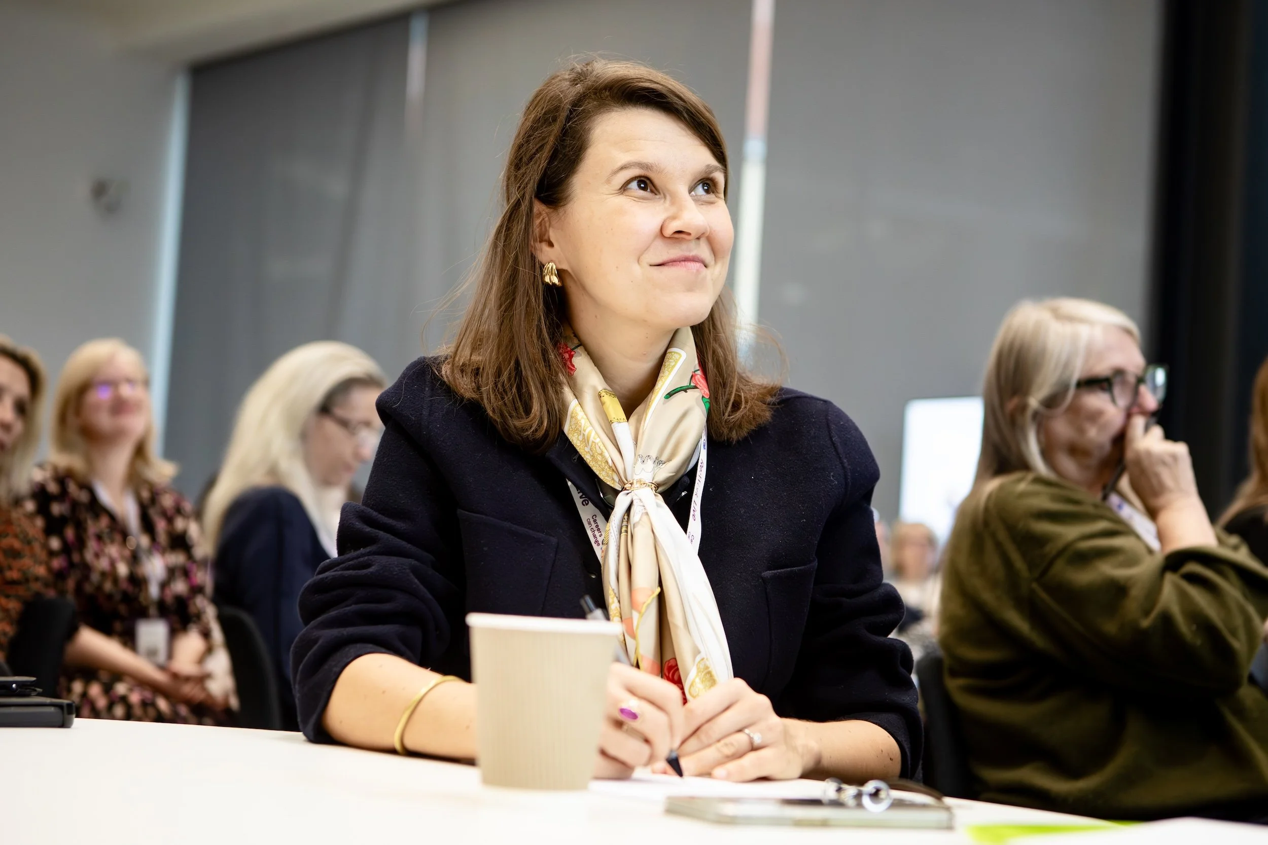 Women interested in Re:Work Live event content