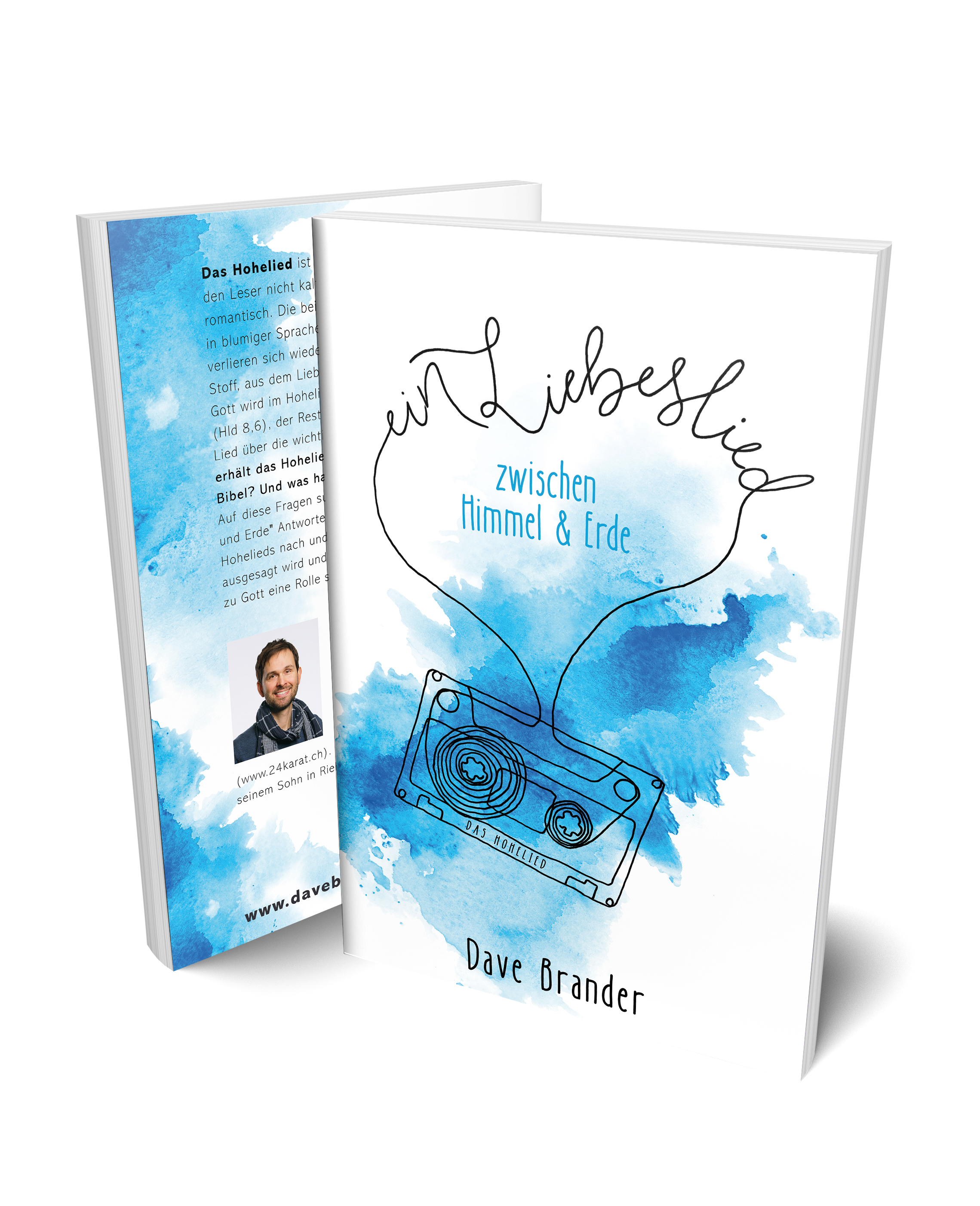 Covergestaltung für das Buch "Ein Liebeslied zwischen Himmel und Erde" von Dave Brander 2020