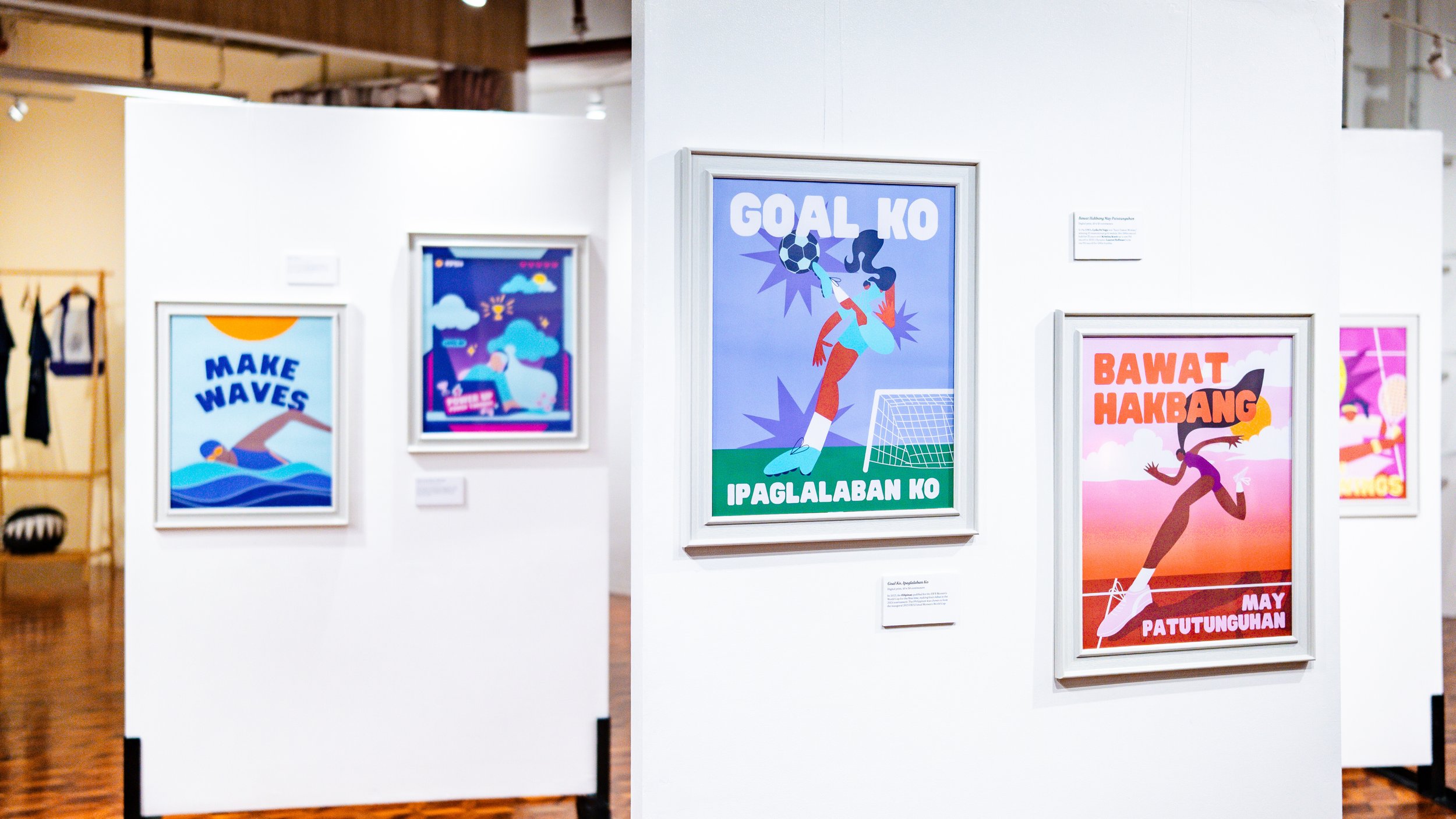 The Pinay Power Art Exhibit: Celebrating Filipina athletes