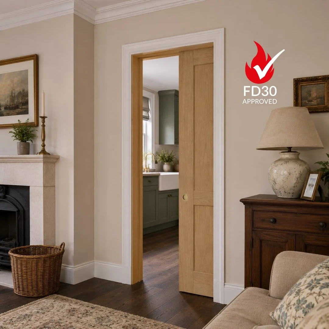 FD30 Fire Rated - 90mm Pocket Door Frame
