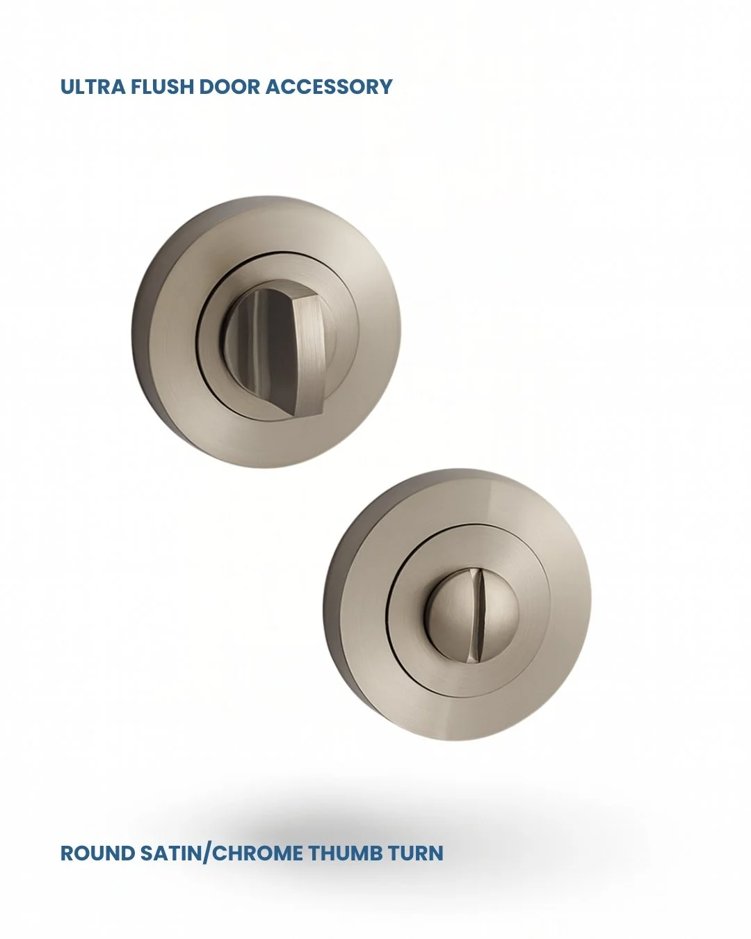 ✨ Complete the Look with the Finishing Touches ✨

🔹 Ultra Flush Door Kit Thumb Turns &ndash; Sleek, modern, and secure. A clean finish with effortless function.

🔹 Pocket Door Accessories &ndash; Add convenience with soft-close technology and push/
