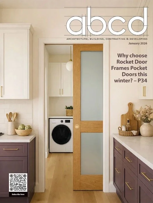 We&rsquo;re proud to share that Rocket Door Frames Ltd has been featured on the front cover of ABC&amp;D Magazine, published by Koru Media Limited. What a great way to start the year!

Inside, on page 34, there is an article on how our pocket door sy
