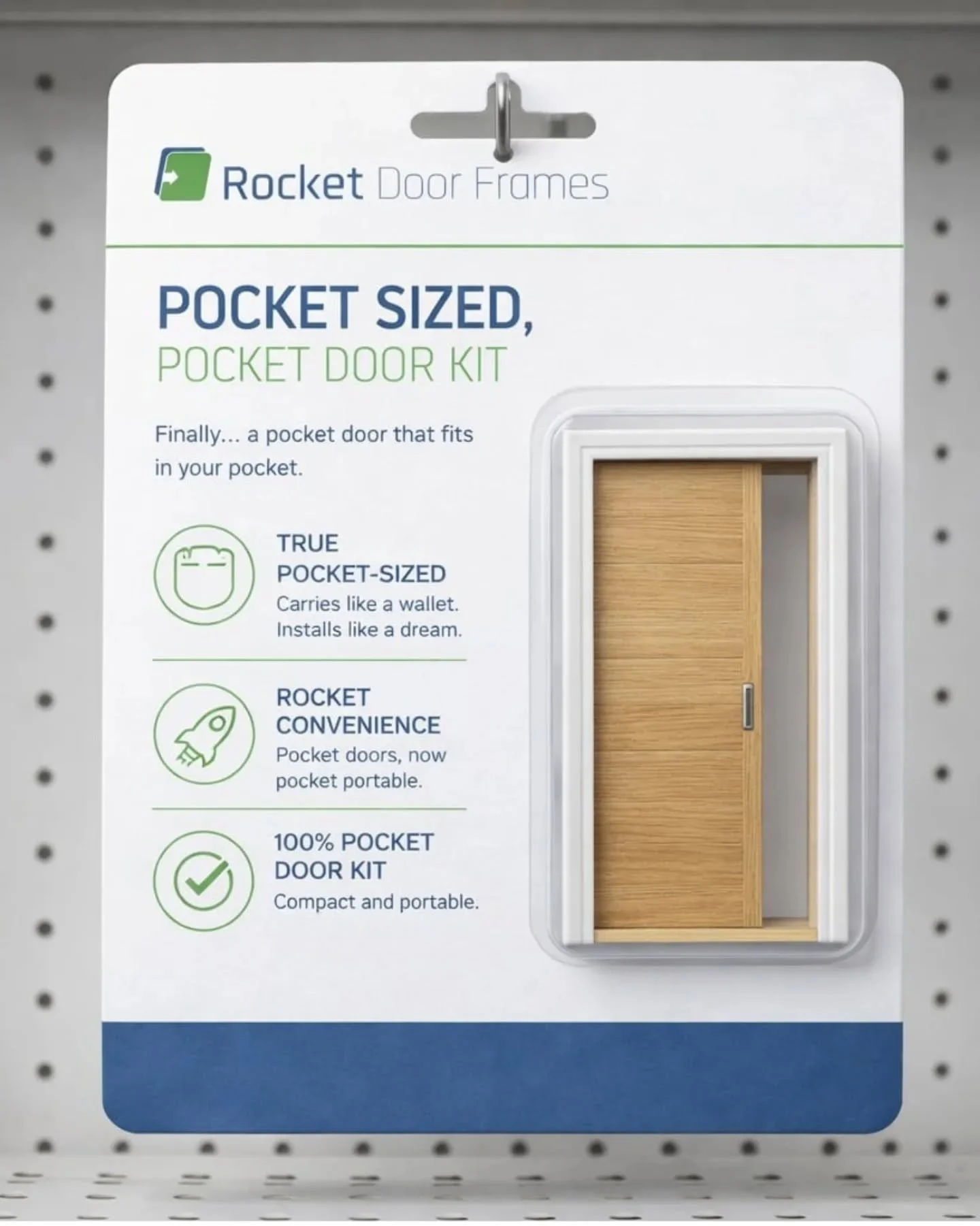 We listened to the market&hellip; and went smaller.

Introducing the first Pocket-Sized Pocket Door Kit. Perfect for jobs where the opening is really tight. 

#RocketDoorFrames #newproduct