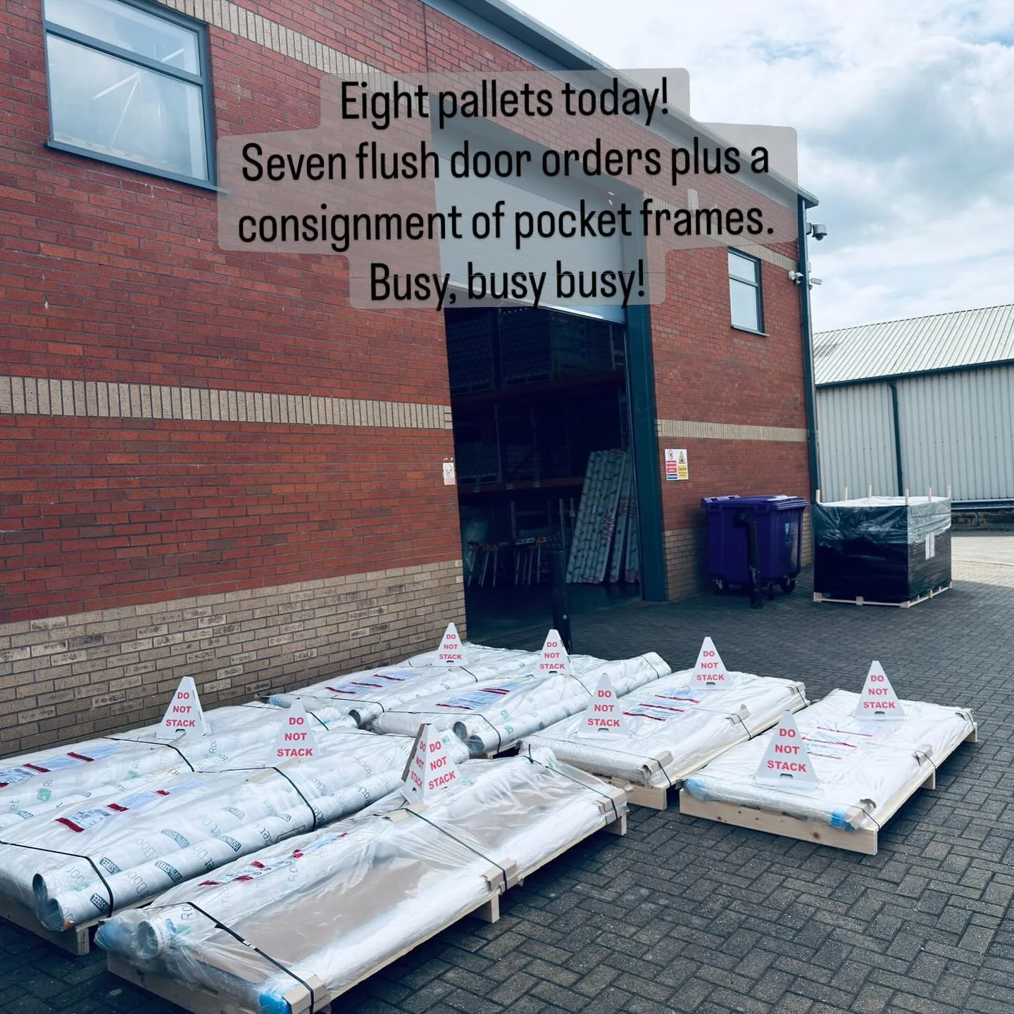 A very busy day in the warehouse today with our ultra flush concealed doors off to London in the South as well as North of the border in Scotland. #ultraflushdoors #concealeddoors #rocketdoorframes #interiordesign #homerenovation