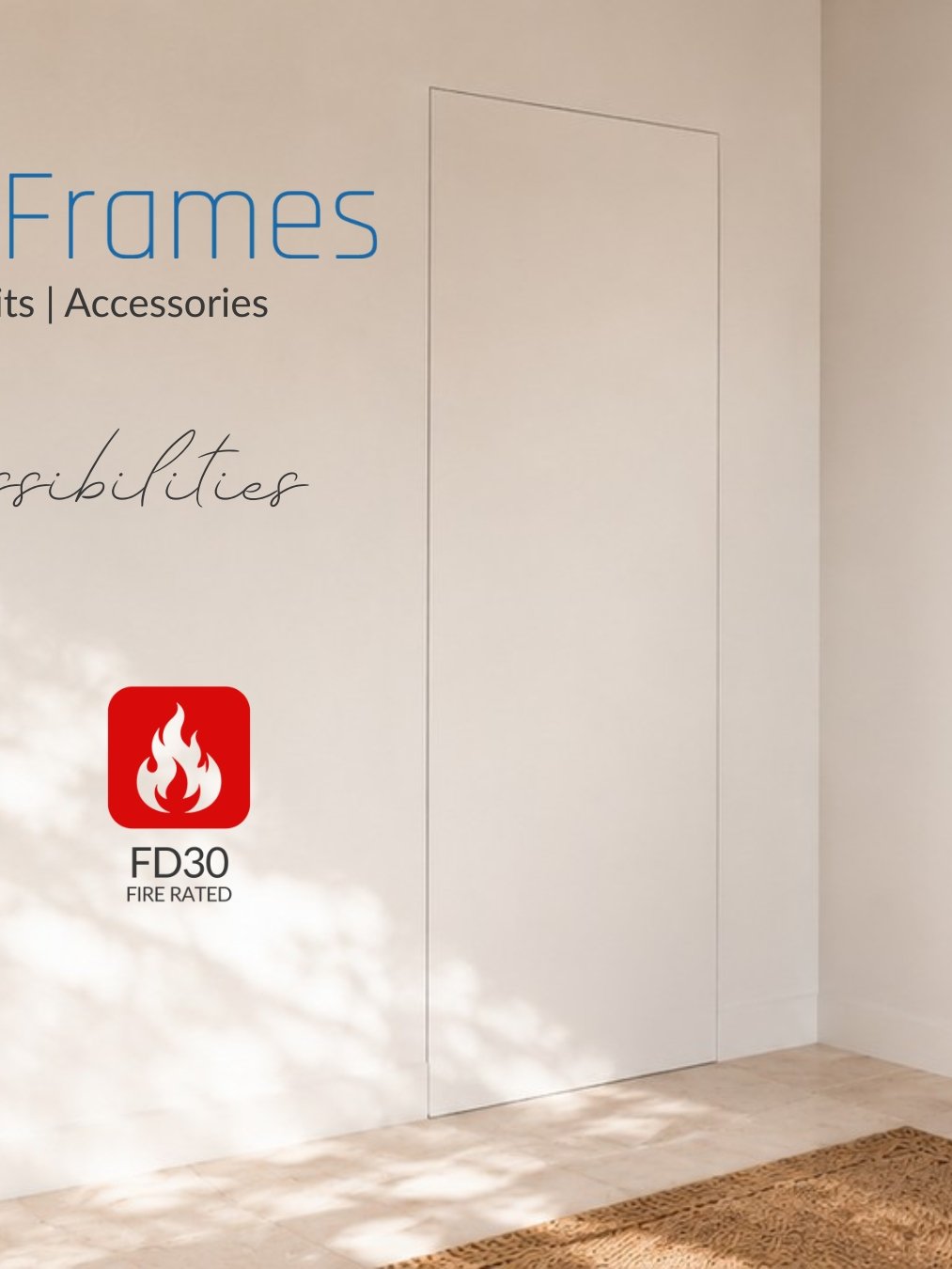 Built to Open Possibilities.

Upgrade your interiors with Rocket Door Frames &mdash; smart, space-saving door solutions designed for modern homes and projects.

🚛 Next working day delivery
🗓 Lifetime warranty
🔥 FD30 fire-rated options available

R