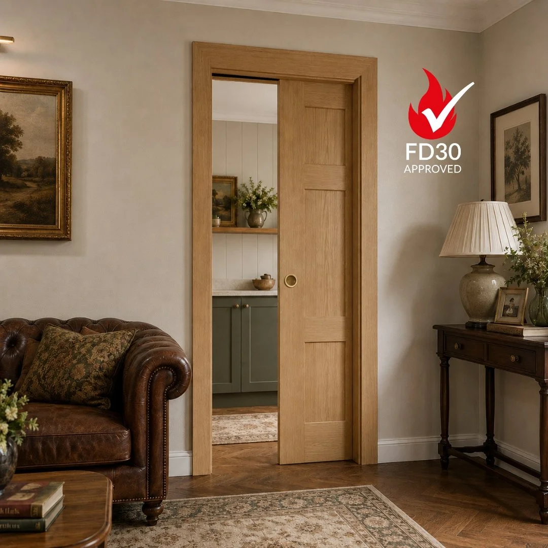 FD30 Fire Rated - 75mm Pocket Door Frame