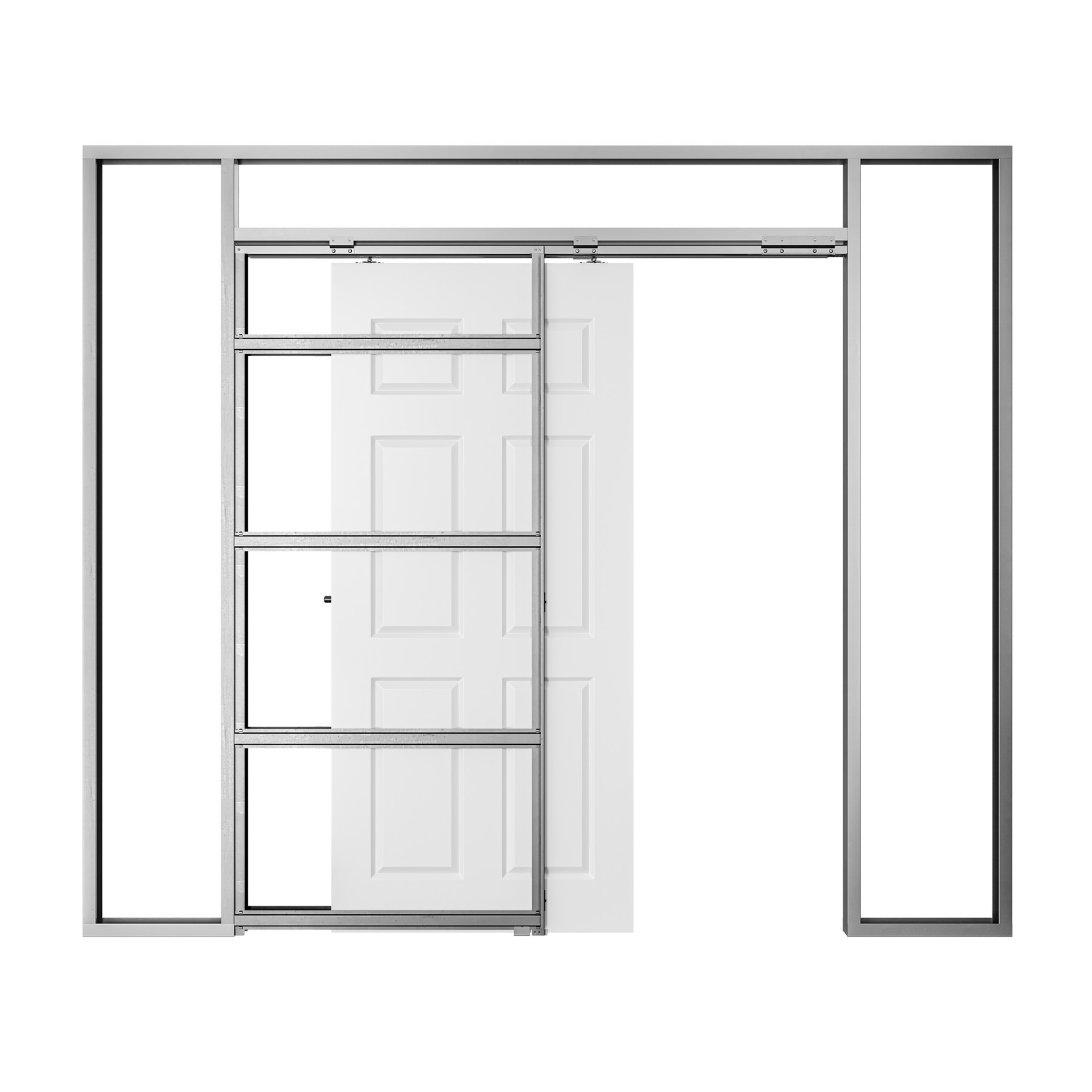 70mm Pocket Door Kit - FD30 Fire rated steel frame