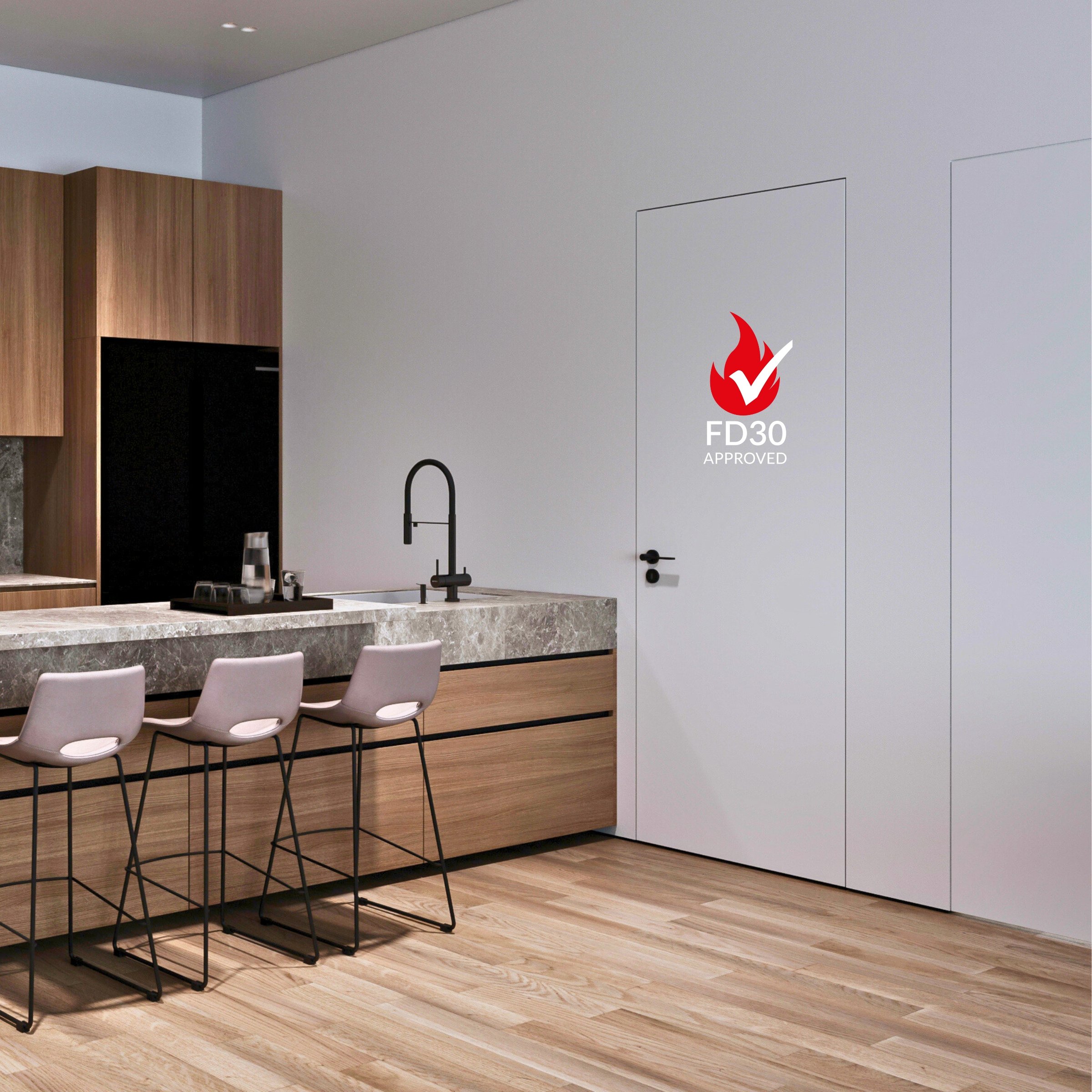 Ultra Flush Door Kit FD30 Fire Rated