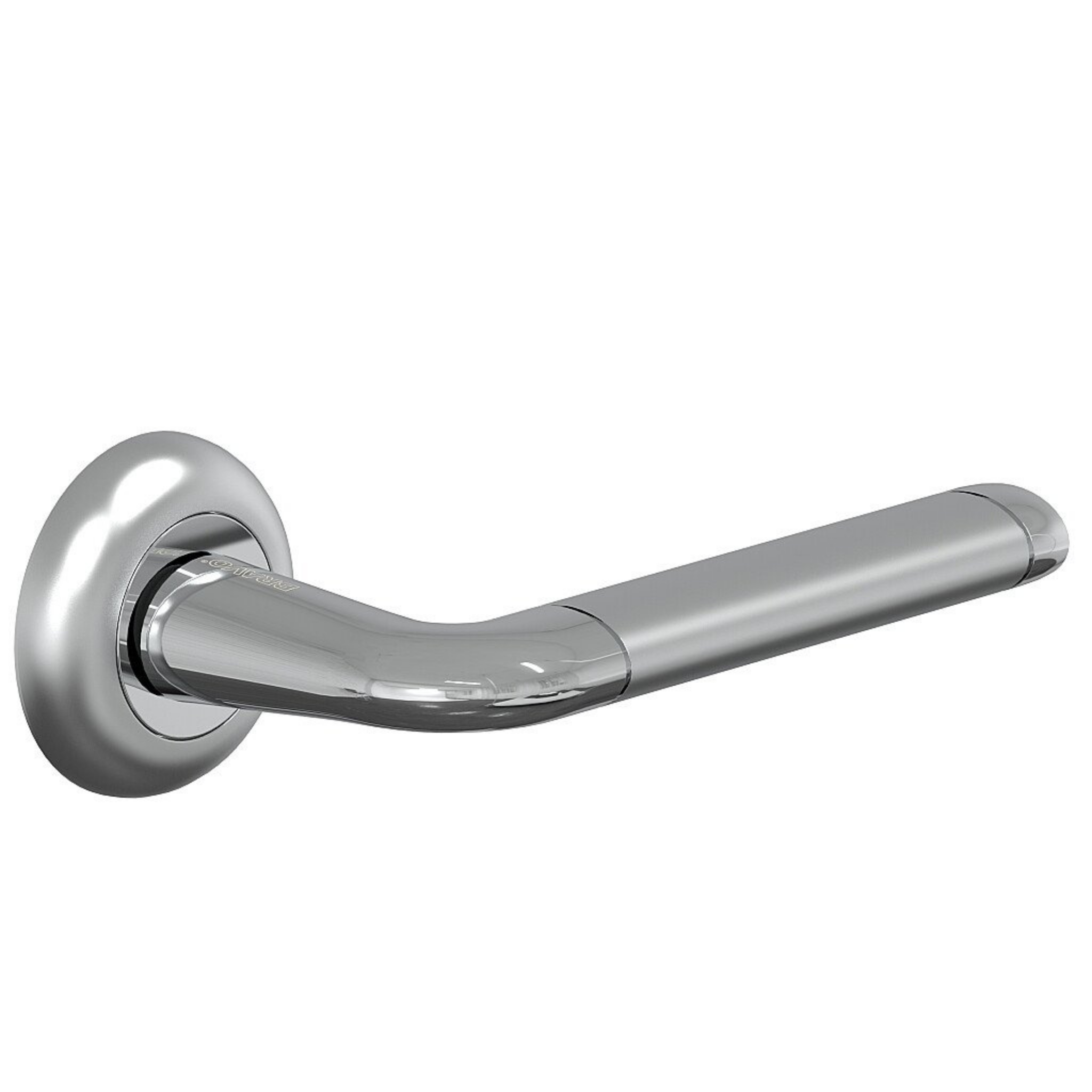Round Chrome/Satin Handle