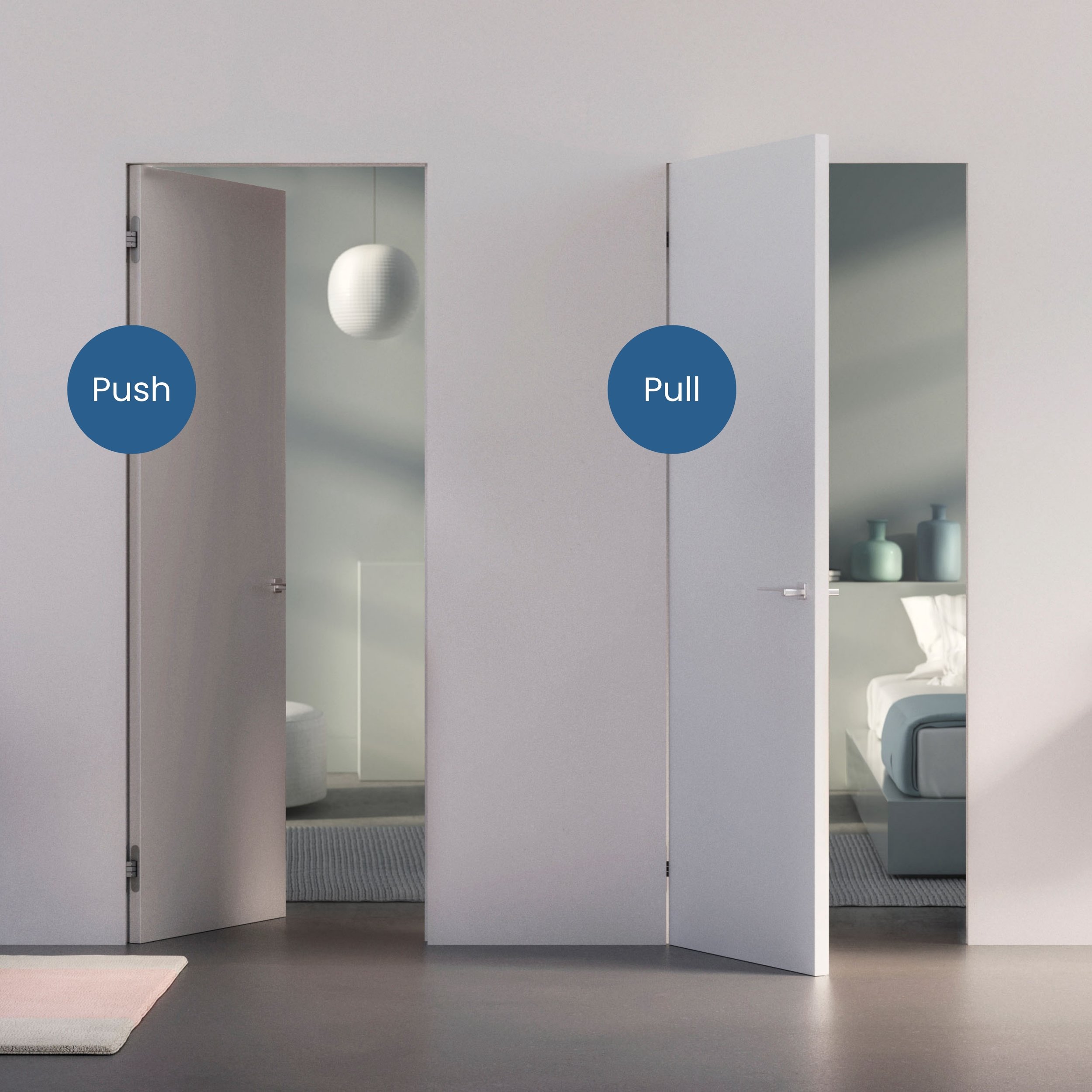 Ultra Flush Door kit - Push or Pull