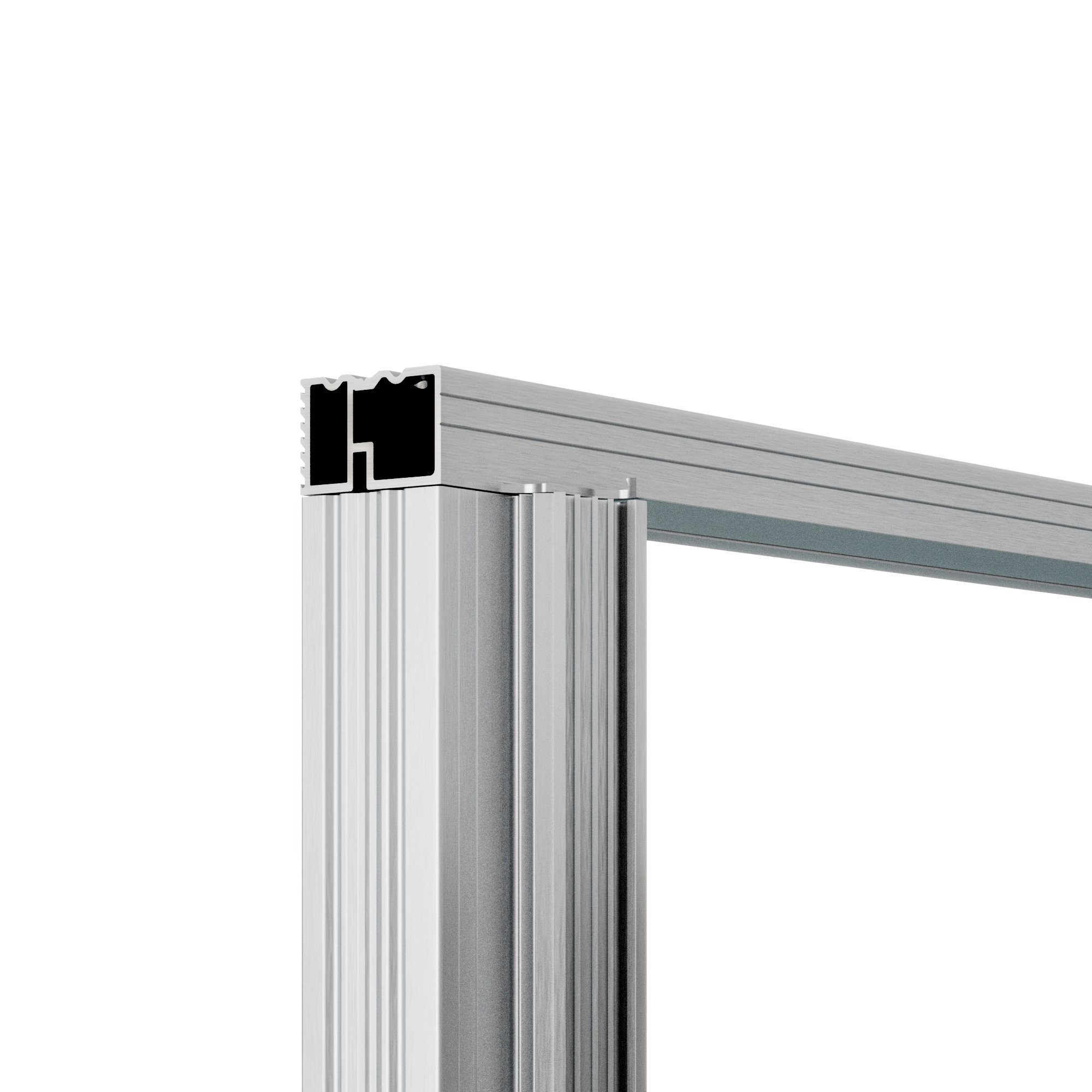 corner of ultra flush frame