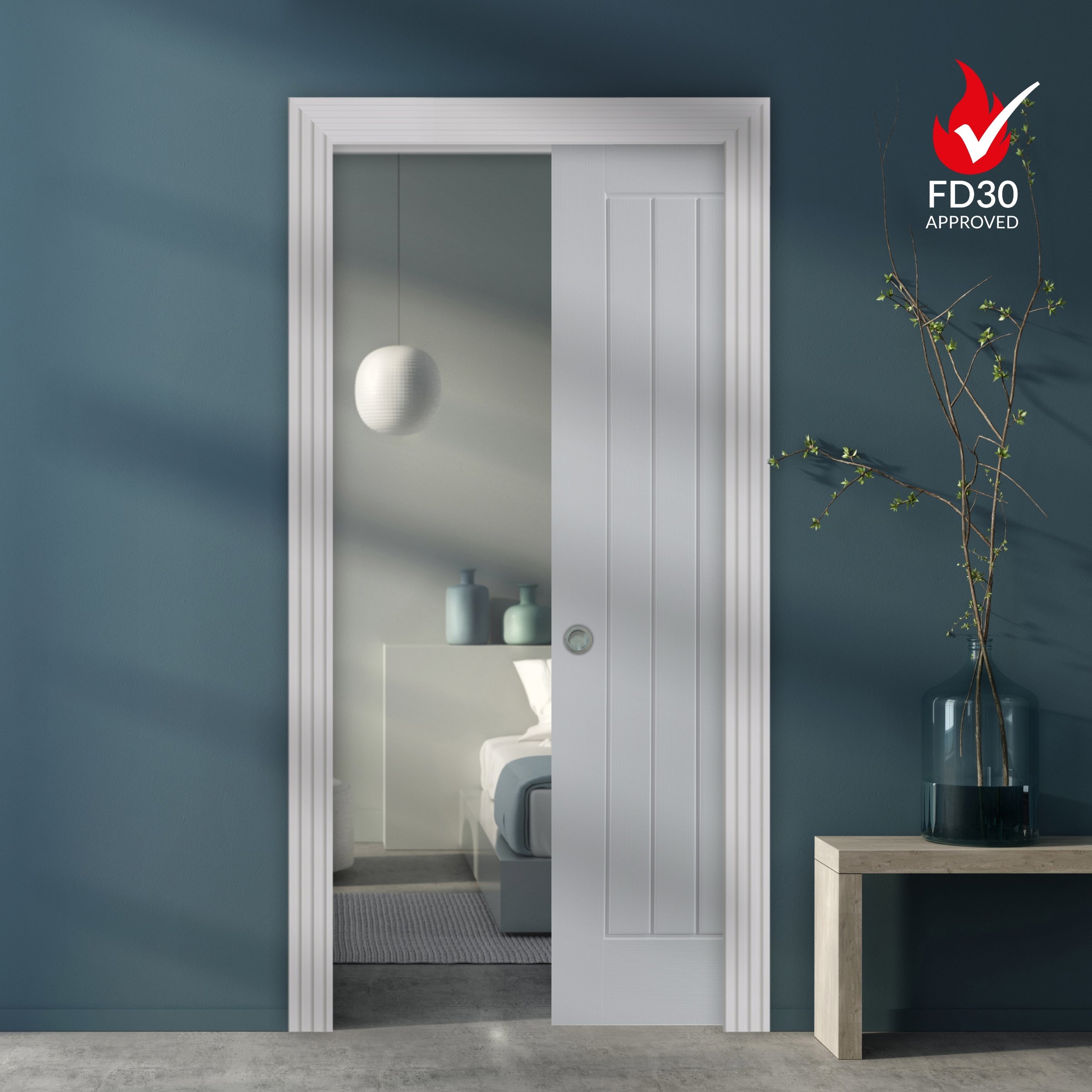 70mm Pocket Door Kit - FD30 Fire rated