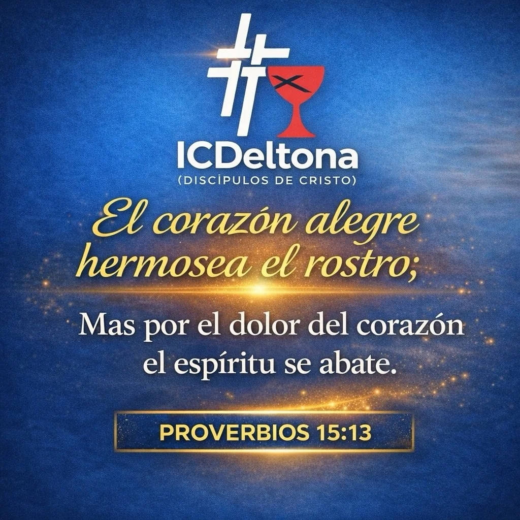 ✨ Un coraz&oacute;n alegre refleja la gracia de Dios y trae luz aun en medio de los d&iacute;as dif&iacute;ciles. Cuando Cristo llena nuestro interior, tambi&eacute;n transforma nuestro semblante.

Hoy decide guardar tu coraz&oacute;n en &Eacute;l, c
