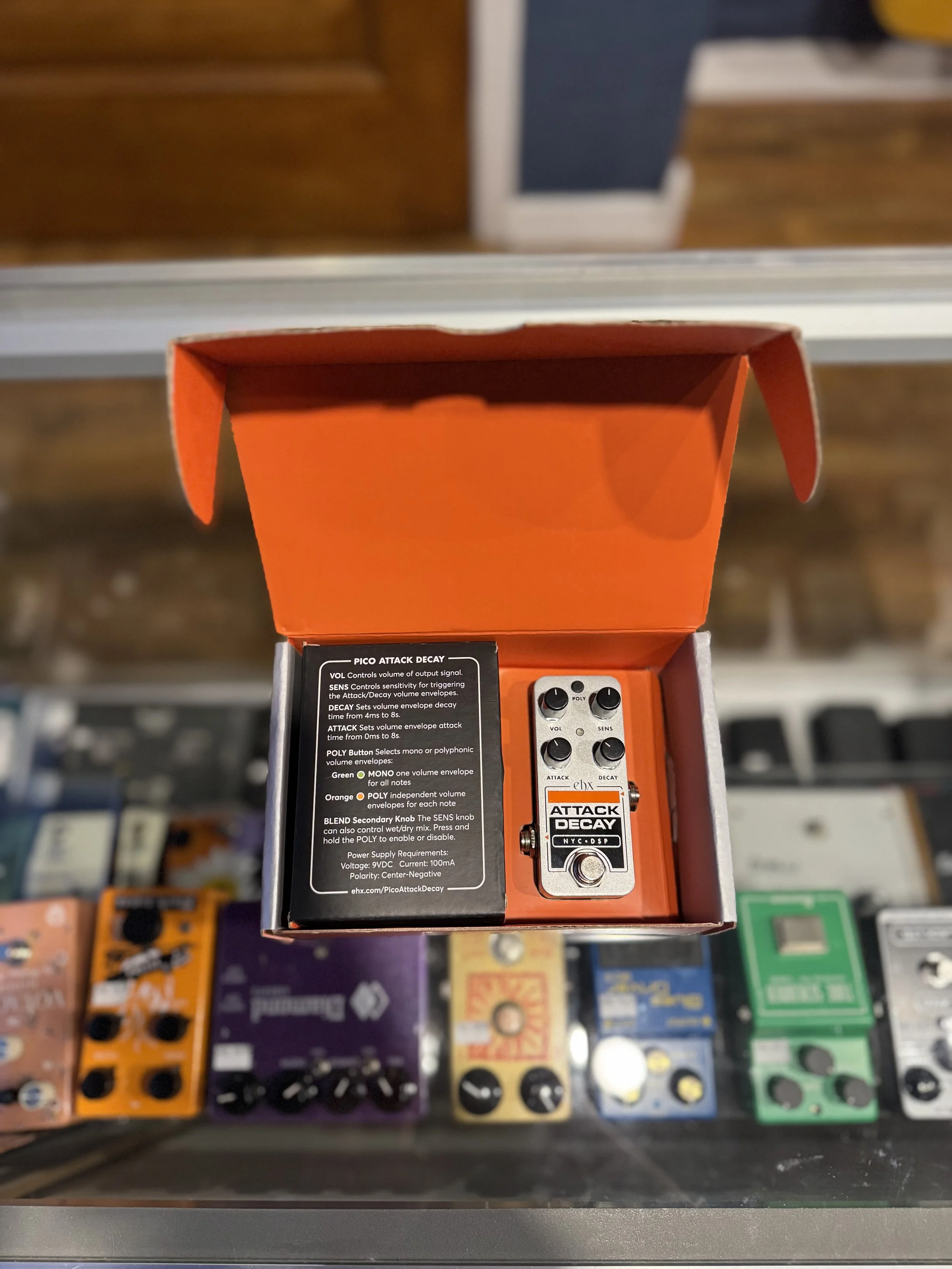 EHX Pico Attack Delay Tape Reverse