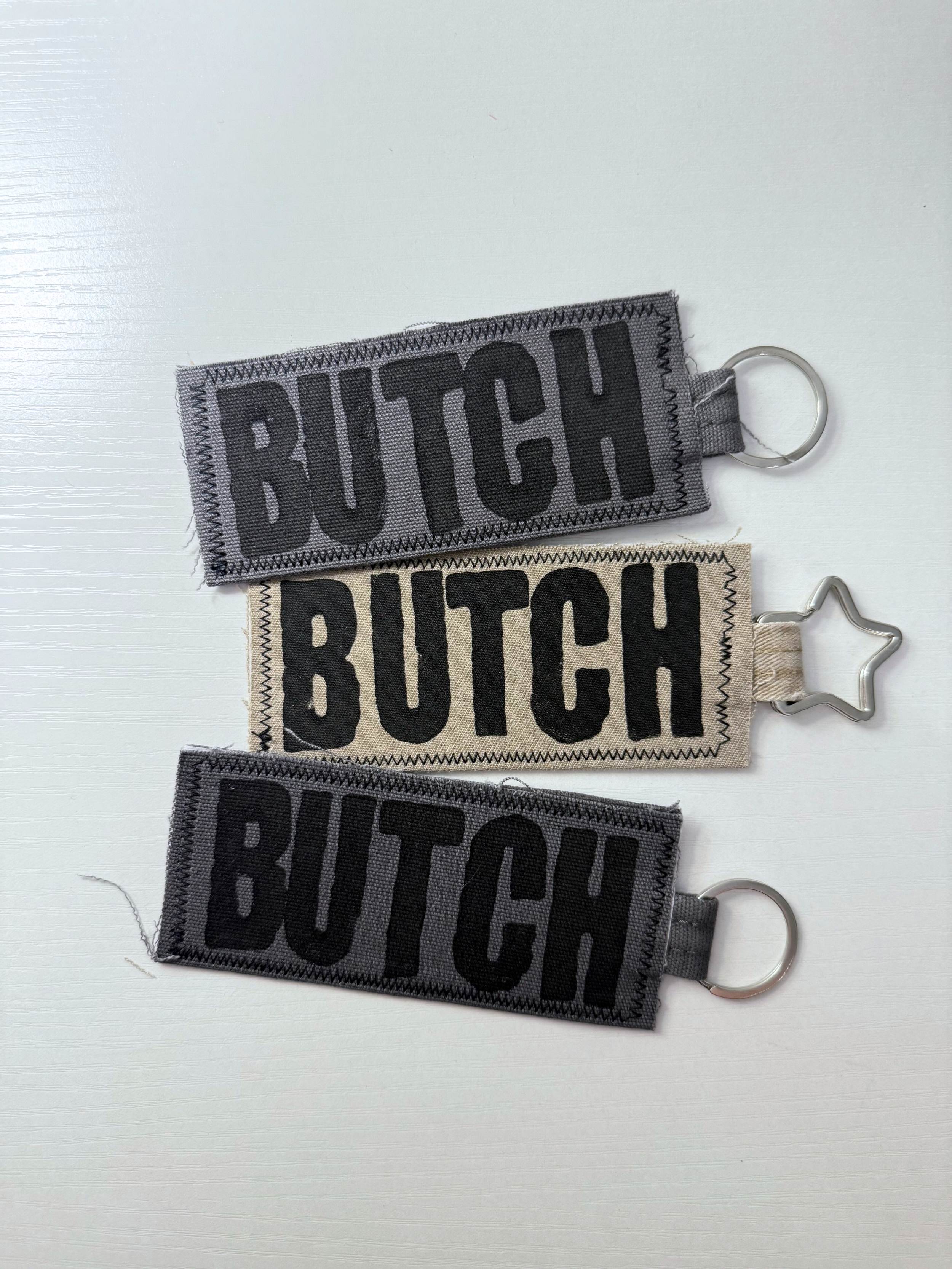 "BUTCH" Bag/Key Tag