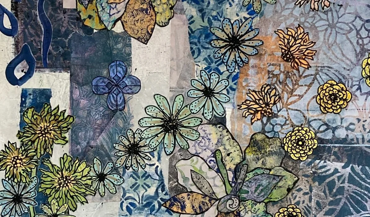 Level 2 - Collage using self-created Gel prints