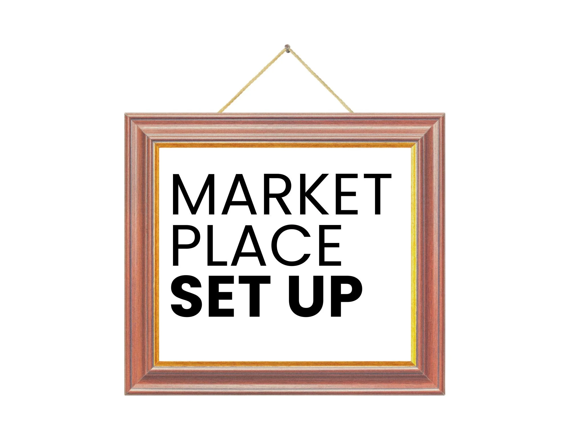 Marketplace Set Up Red, White & Blue