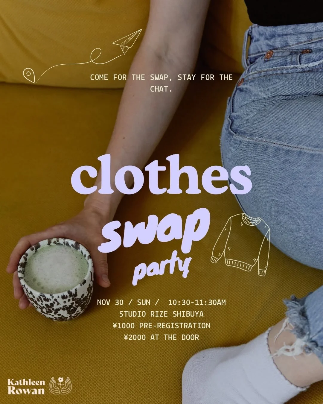 Comment &ldquo;SWAP&rdquo; to get a 🔗🔗🔗 for our first ever mom and kids clothes swap!

Bring what you&rsquo;d like to pass on &mdash; kids&rsquo; clothes, toys, maternity items, etc. &mdash; and take home what you need. Everything inside is free t