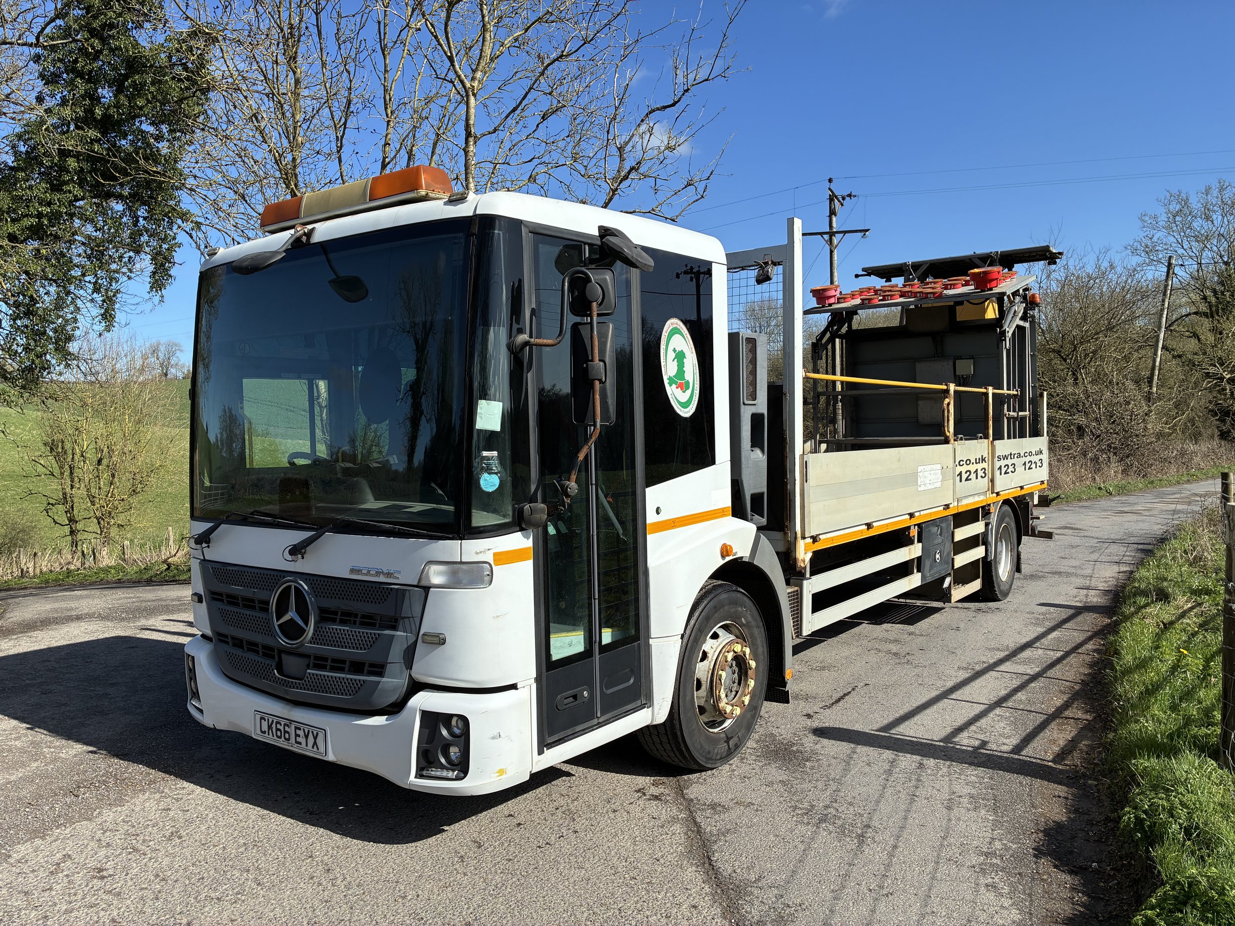 MERCEDEES Econic Traffic Management Crash Cushion Lorry - 2016 Euro 6