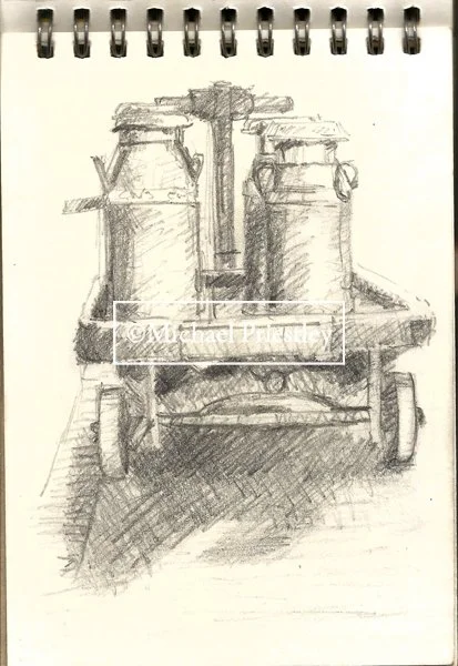 Sketchbook, Severn Valley Railway, pencils, 1990's. 1.