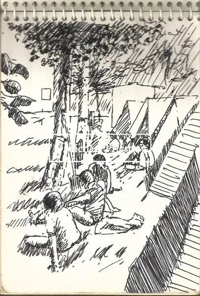 Sketchbook, Sketch, black biro, 1.